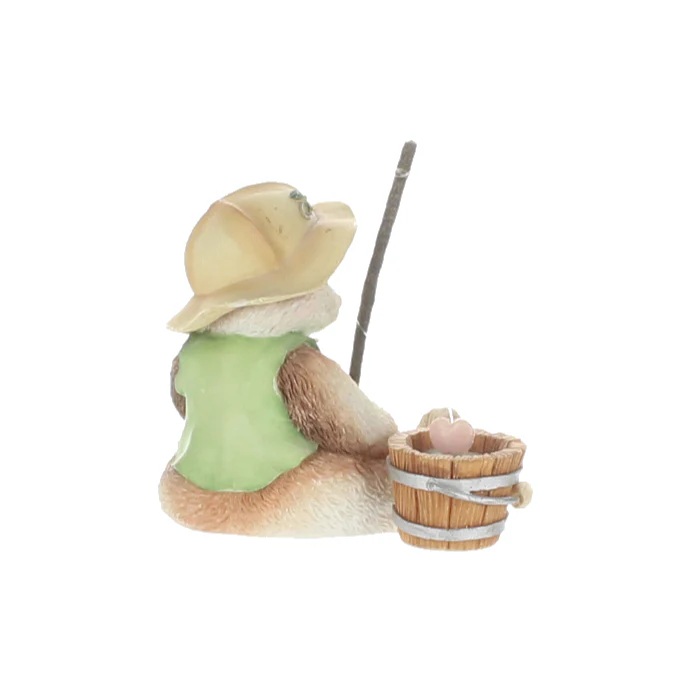 Priscilla Hillman Vintage  Resin Figurine I'm Hooked On You 129313 - Image 6