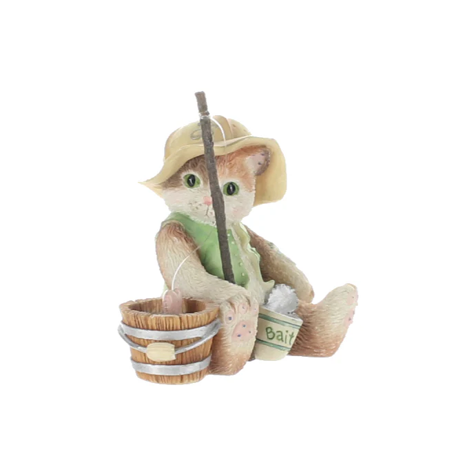 Priscilla Hillman Vintage  Resin Figurine I'm Hooked On You 129313 - Image 8