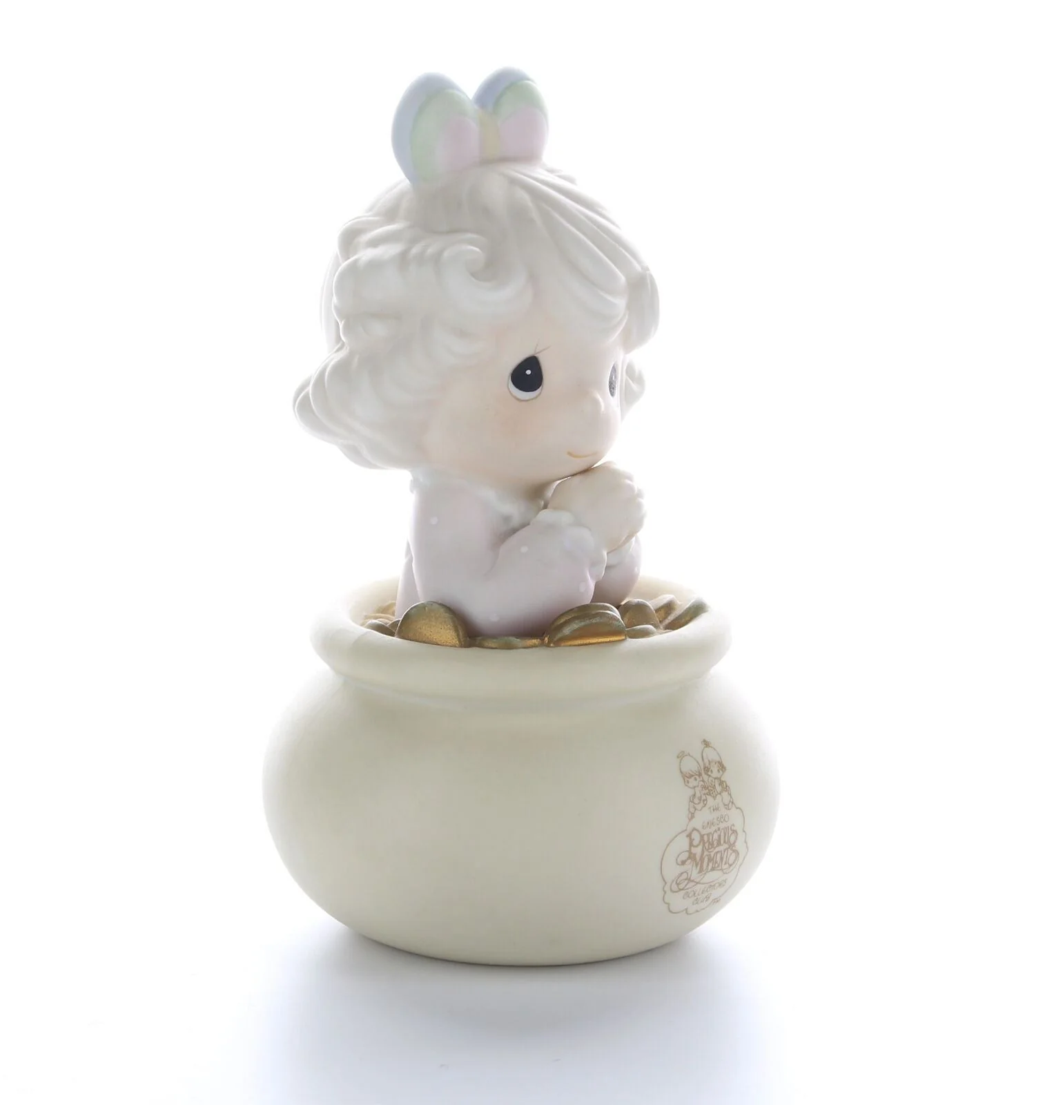 Rare Precious Moments Vintage Porcelain Figurine 1994 Symbol of Membership C0014 - Image 8
