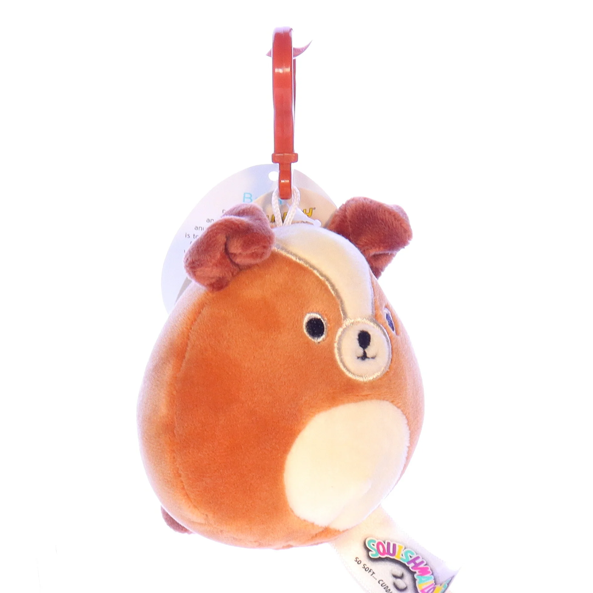 Squishmallows Plush Dog Stuffed Animal 734689253357 Bernie Keychain 2020 3.5" - Image 8