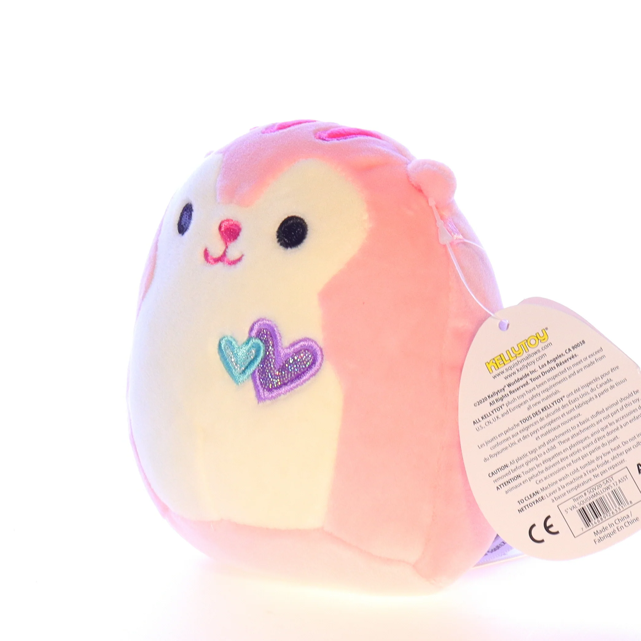 Squishmallows Plush Squirrel Stuffed Animal 734689263318 Sarah 2019 5" - Image 2