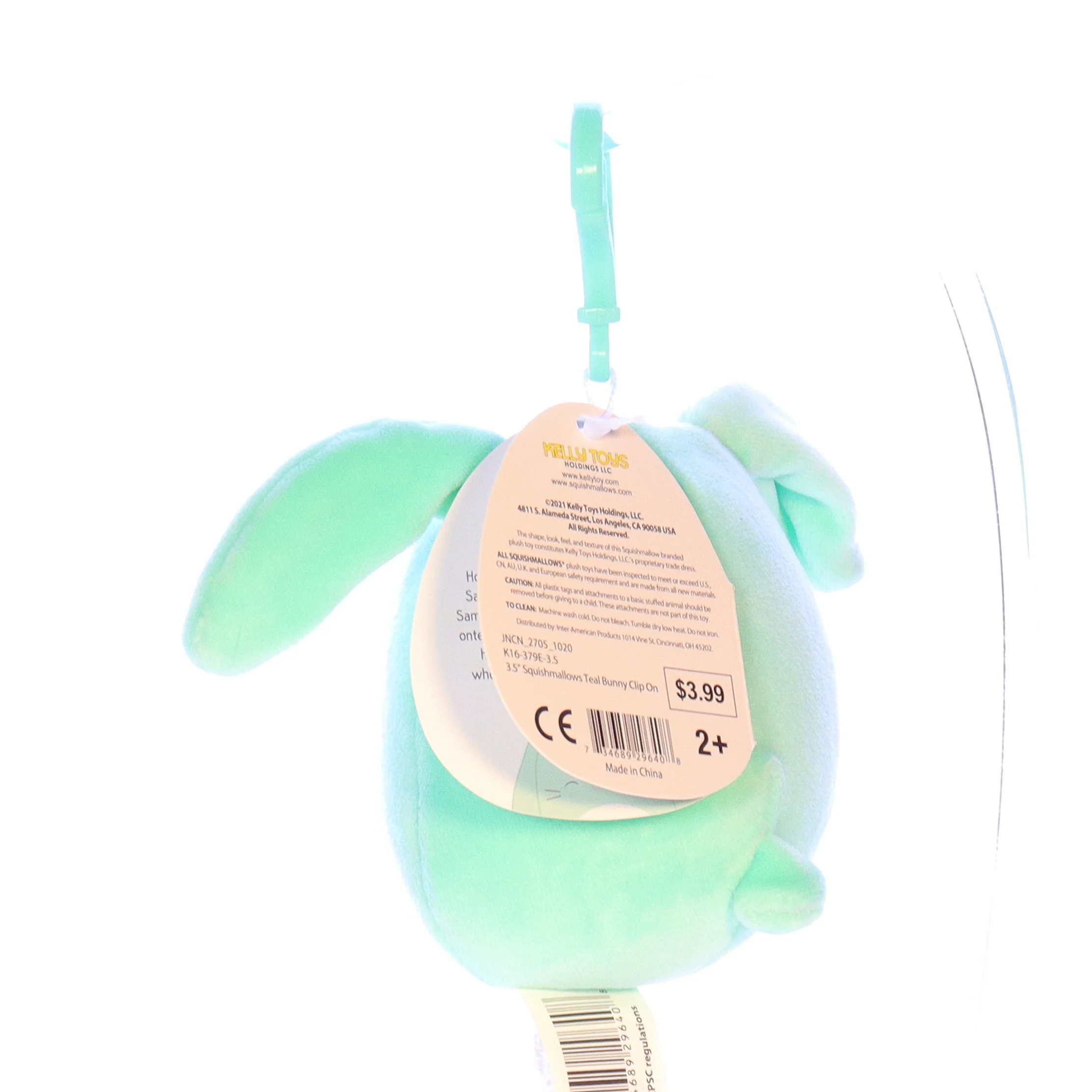 Squishmallows Plush Bunny Stuffed Animal 734689296408 Sammy 2020 3.5" - Image 4
