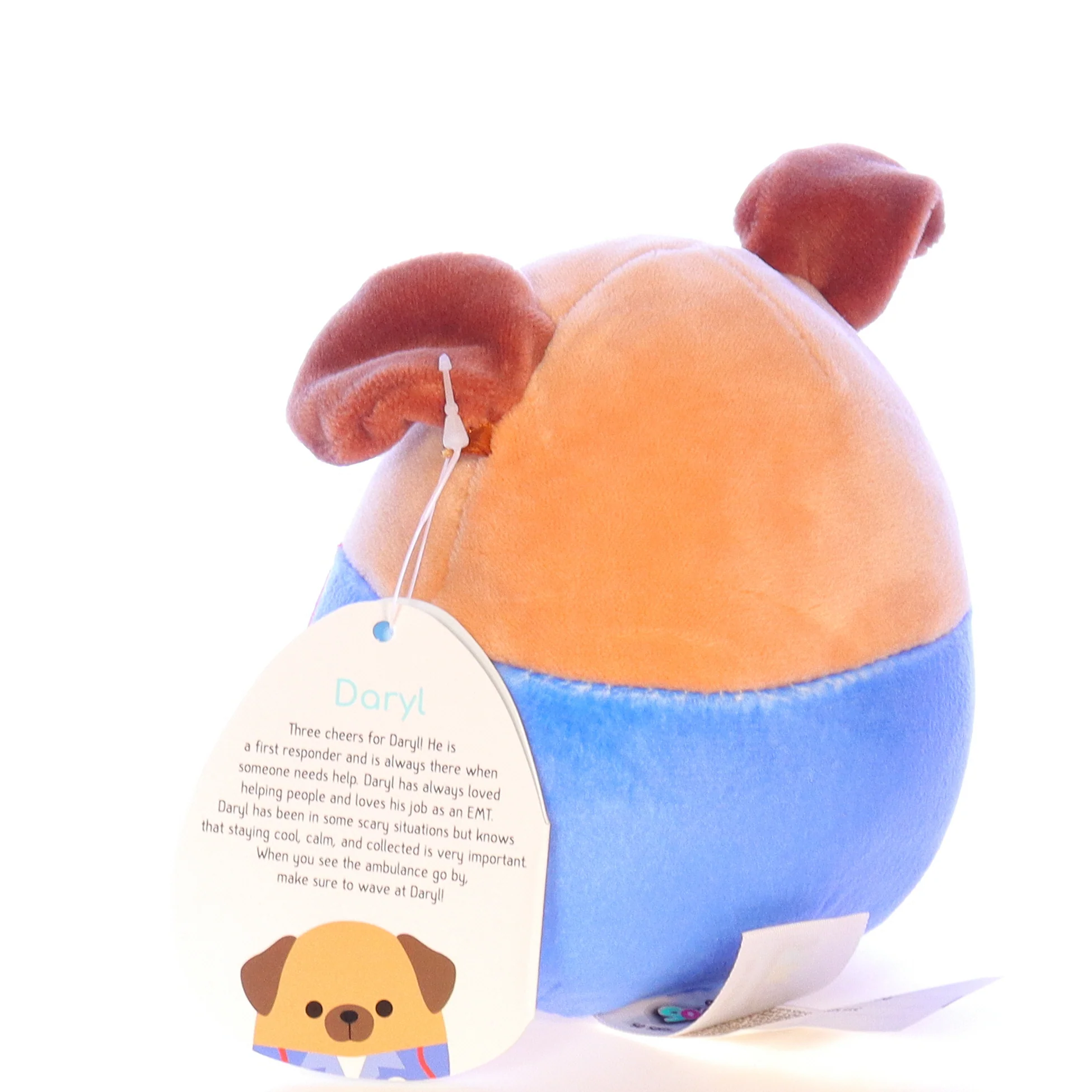 Squishmallows Plush Dog Stuffed Animal 734689433629 Daryl 2020 5" - Image 4