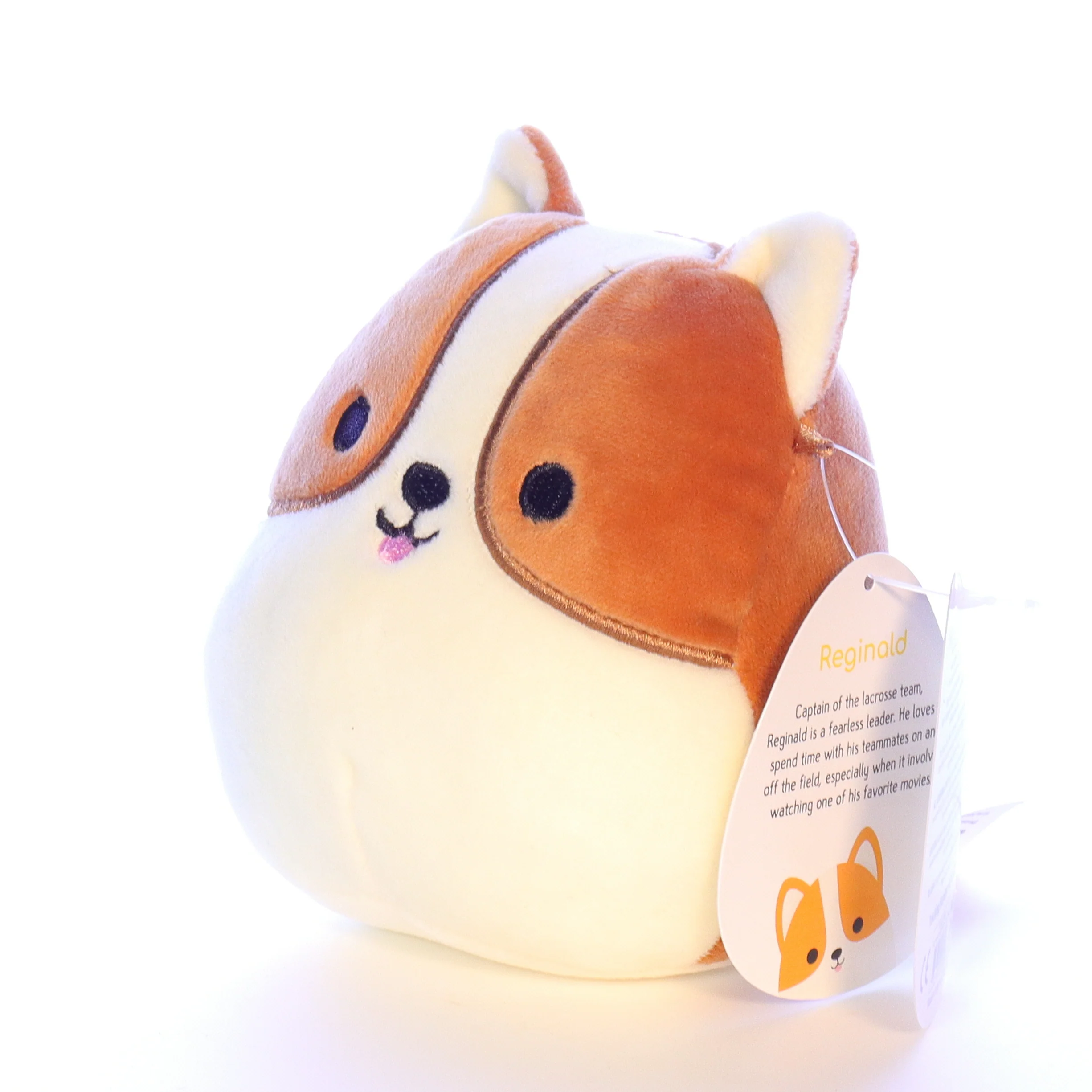 Squishmallows Plush Dog Stuffed Animal 734689452354 Reginald the Corgie 2021 4.5" - Image 2