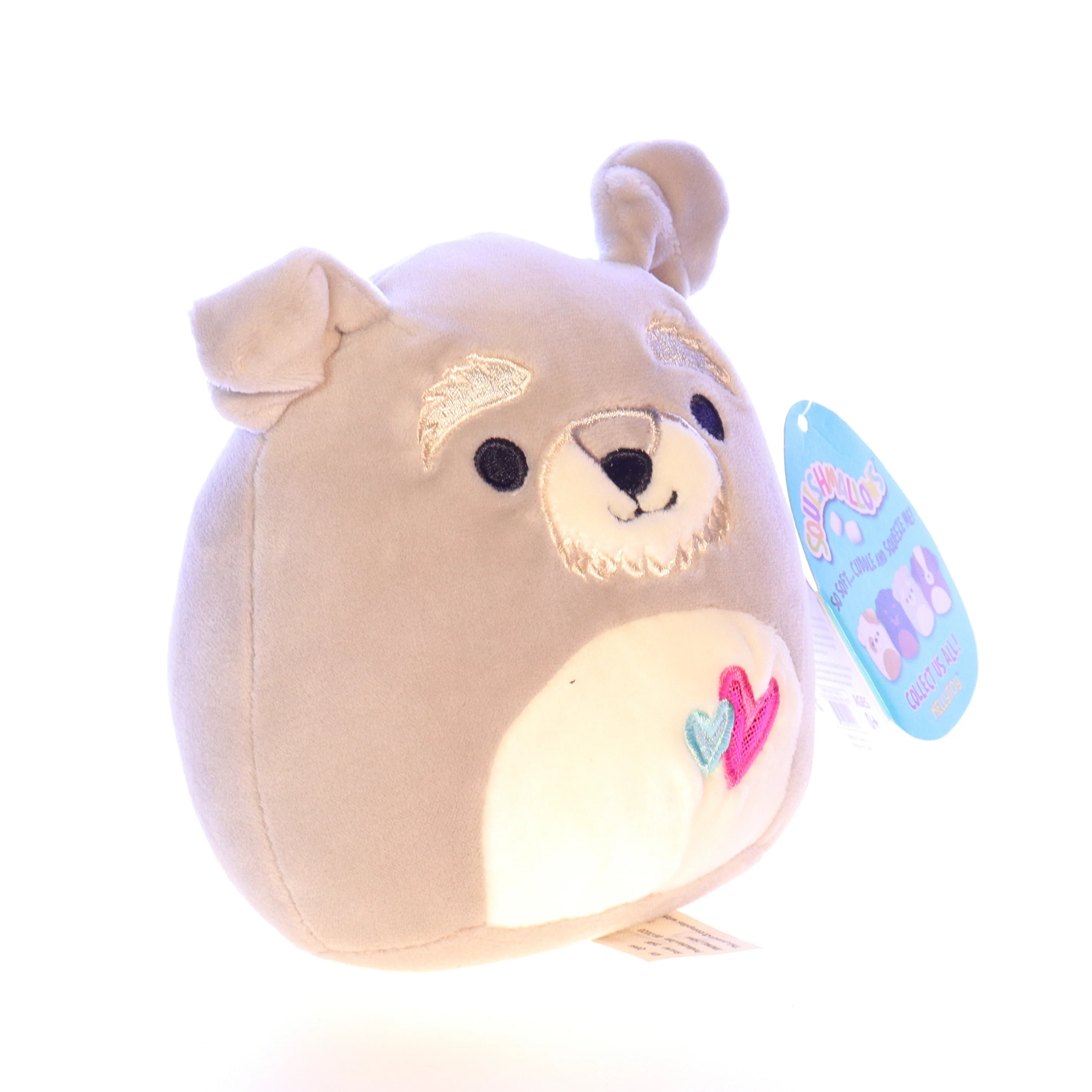 Squishmallows Plush Dog Stuffed Animal Q044 Shaun Plush 2020 5" - Image 8