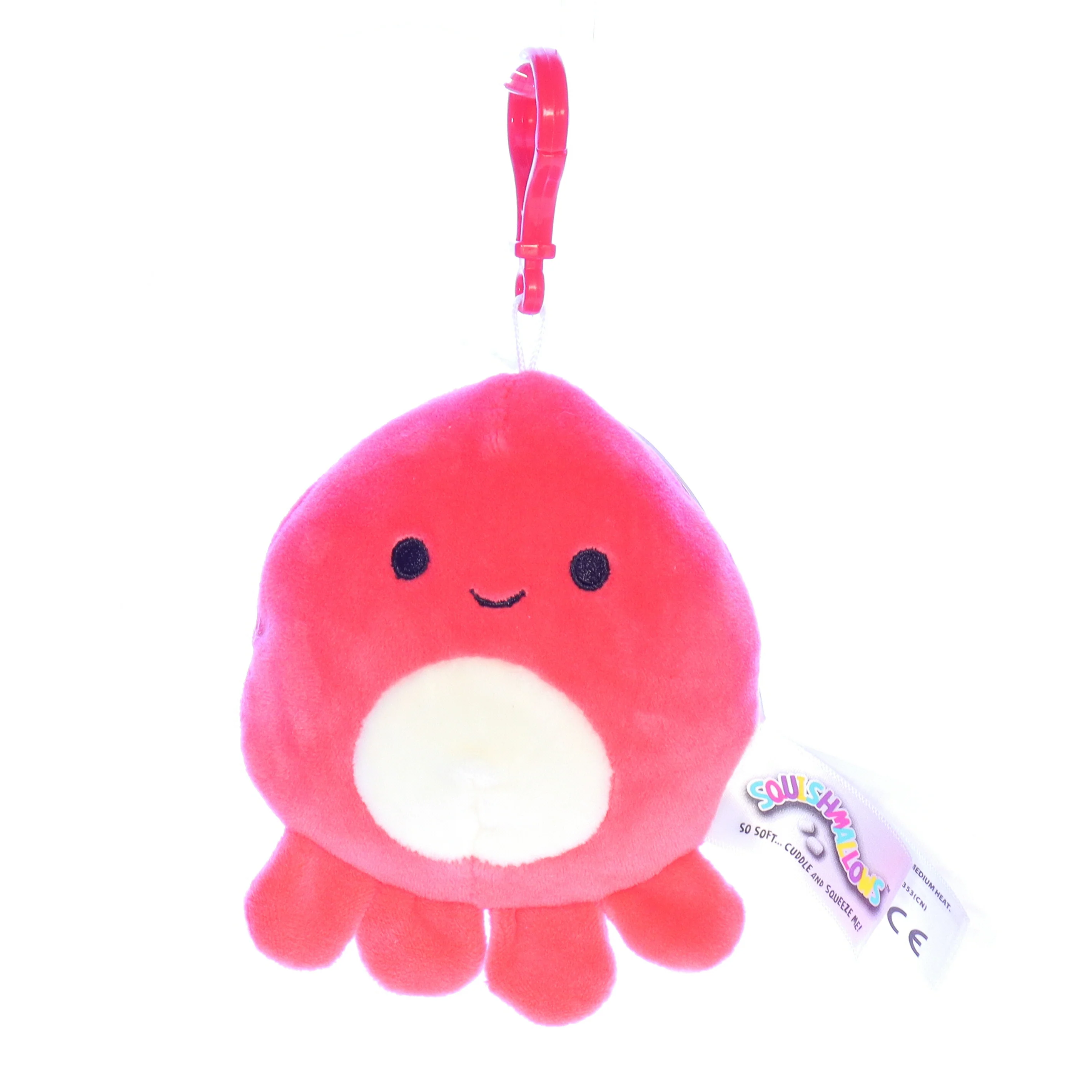 Squishmallows Plush Octopus Stuffed Animal Q044 Veronica Keychain 2019 3.5"