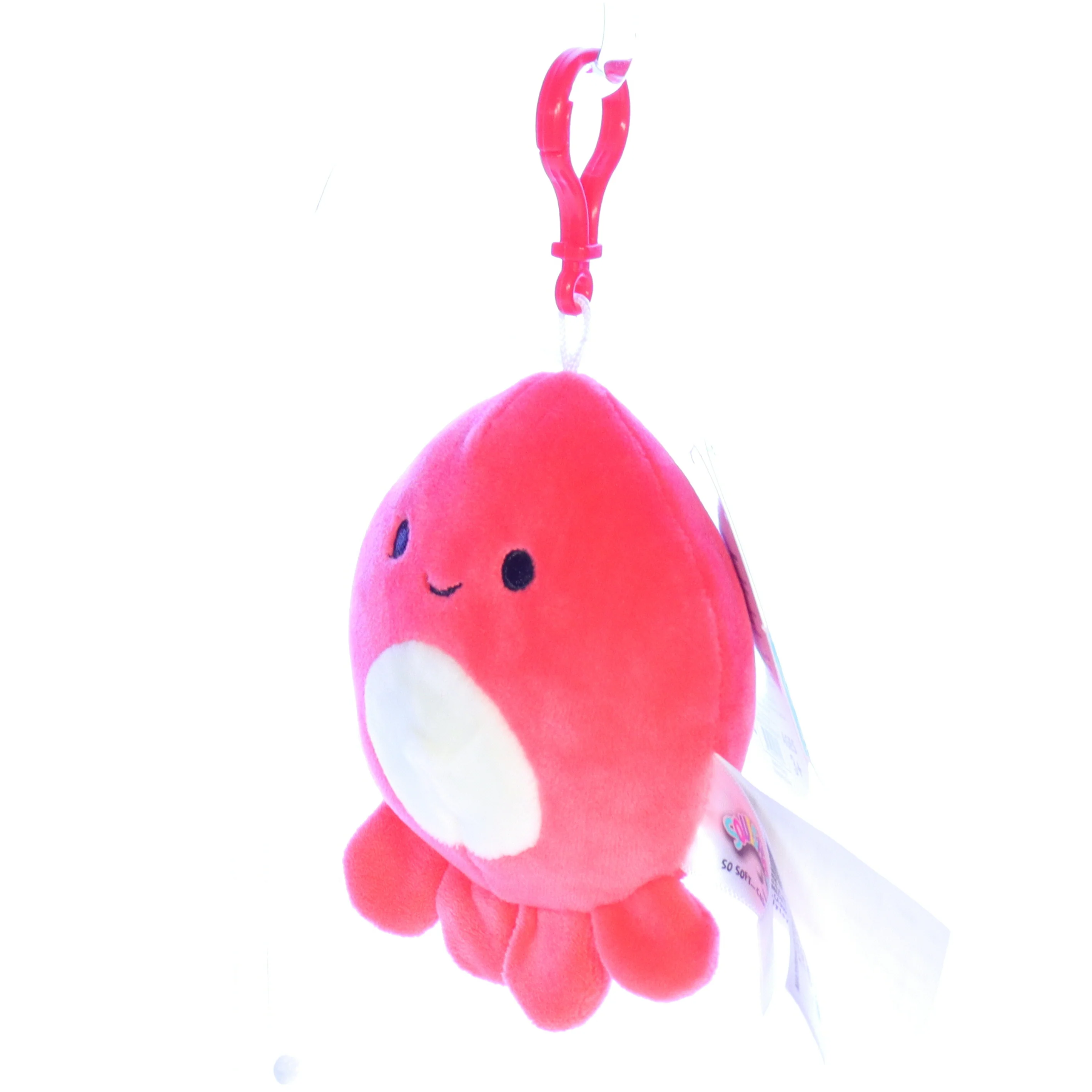 Squishmallows Plush Octopus Stuffed Animal Q044 Veronica Keychain 2019 3.5" - Image 2