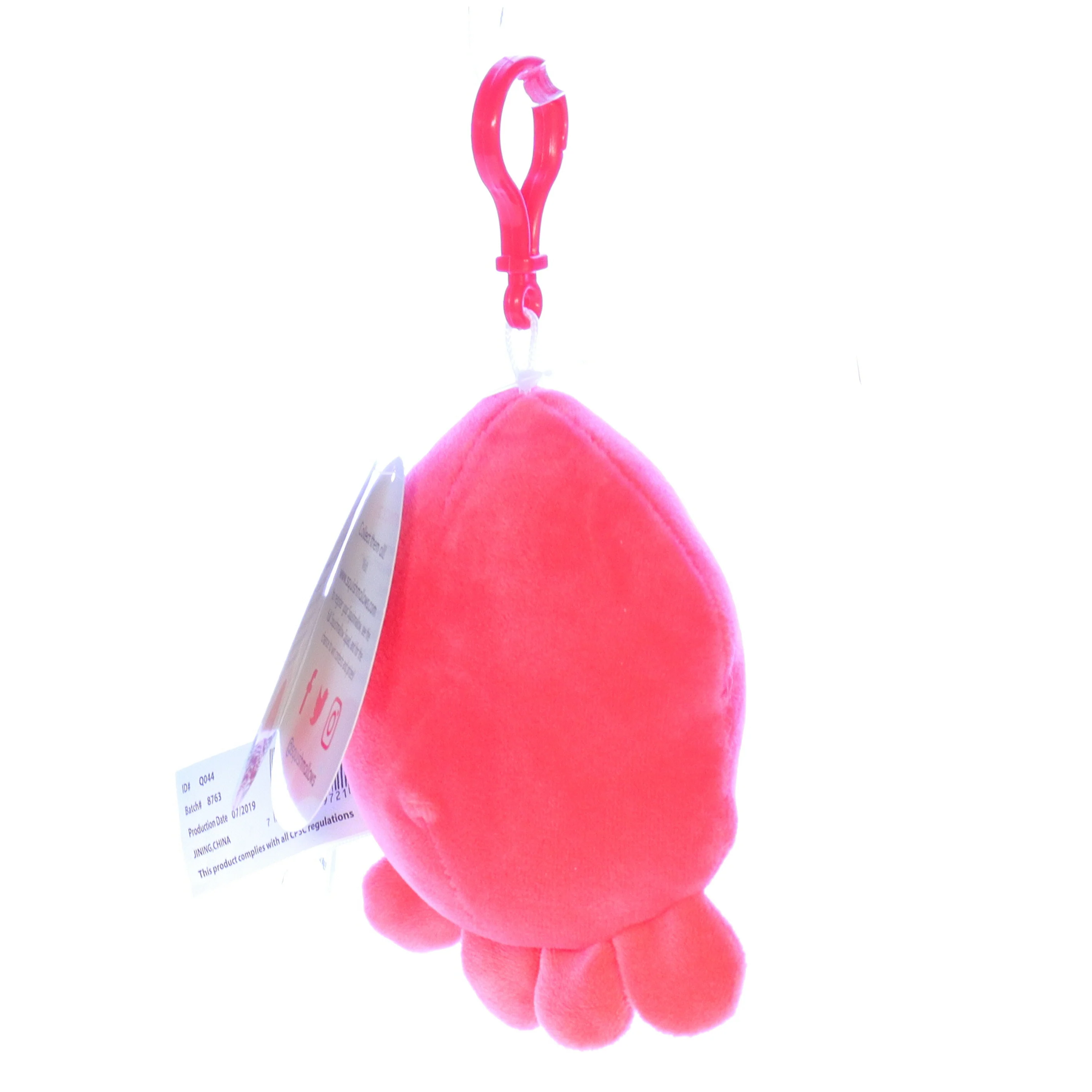Squishmallows Plush Octopus Stuffed Animal Q044 Veronica Keychain 2019 3.5" - Image 6