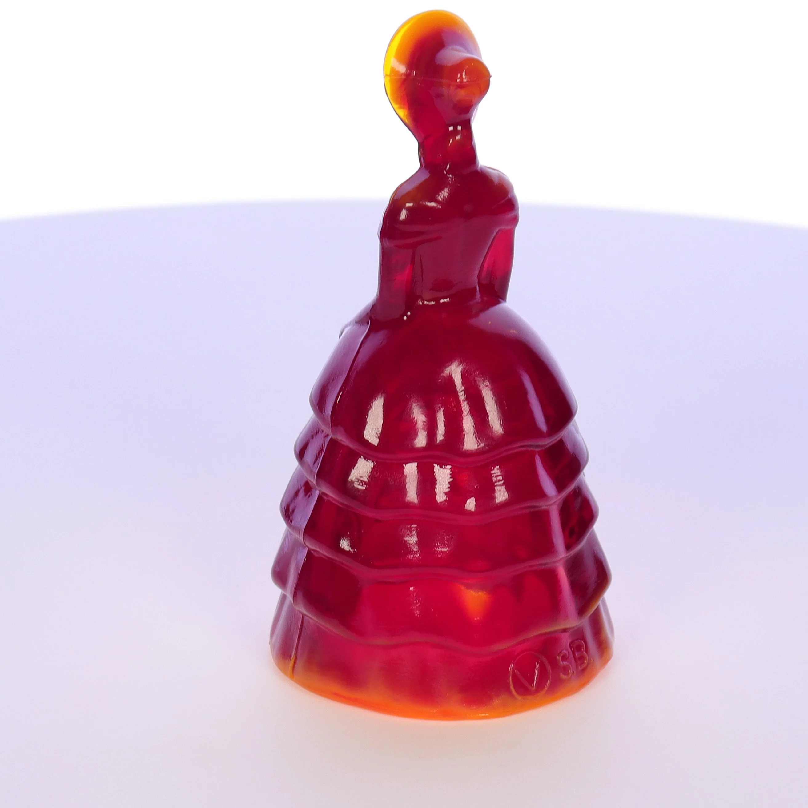 Summit Art Glass Vintage December 1980 Glass Figurine Christmas Dream #5 - Image 4
