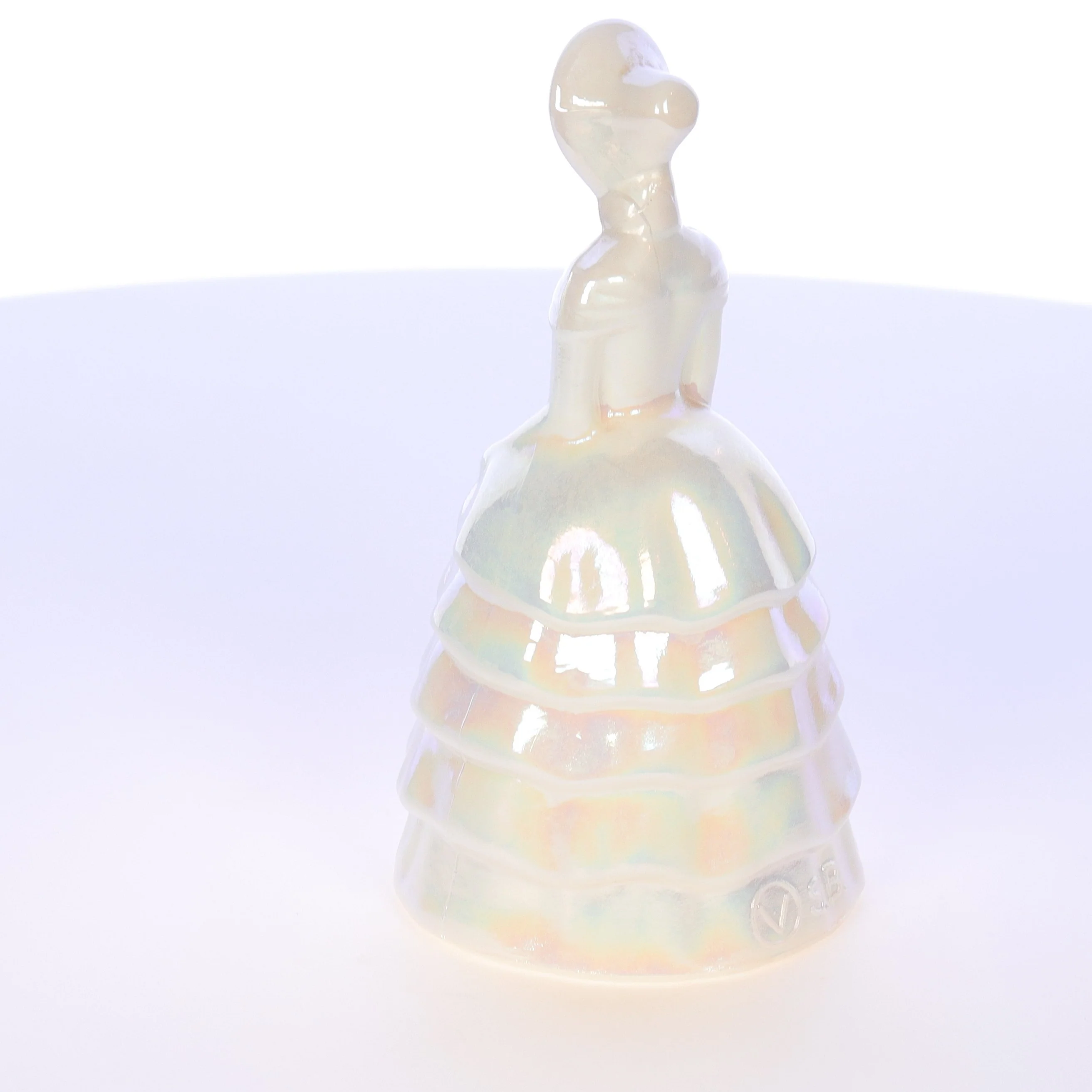 Summit Art Glass Vintage July 1981 Glass Figurine Snow Sparkle #12 - Image 4