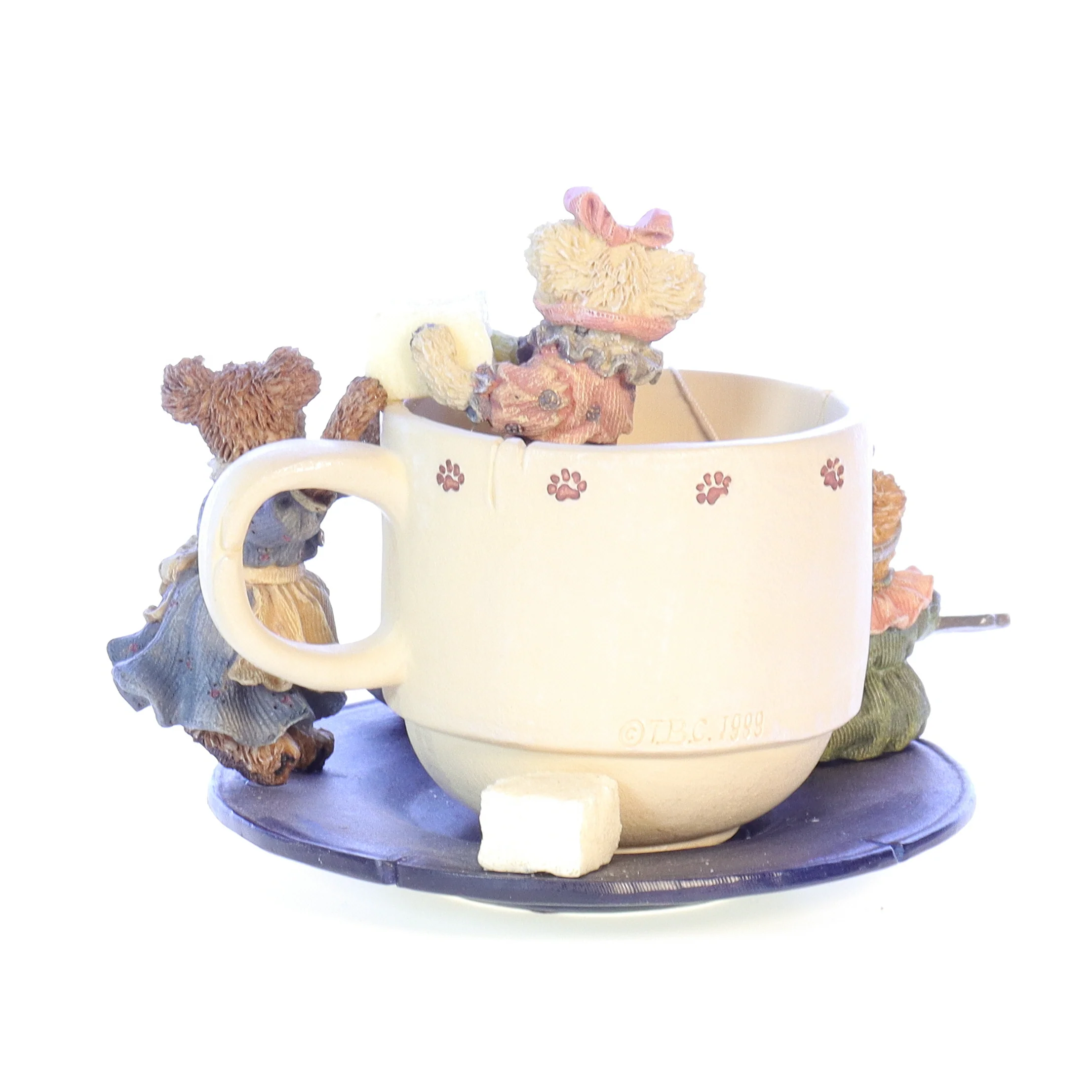 Boyds Bears Resin Figurine in Box Limited Edition Tea 02000-71 2000 3.5" - Image 5