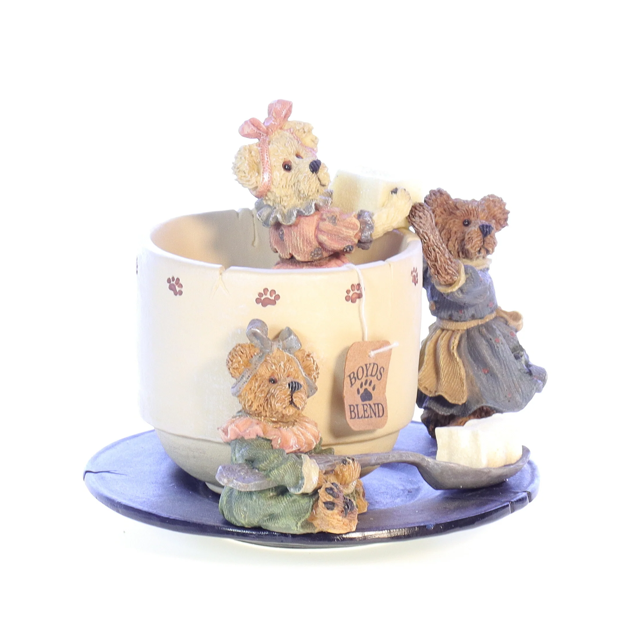 Boyds Bears Resin Figurine in Box Limited Edition Tea 02000-71 2000 3.5" - Image 8