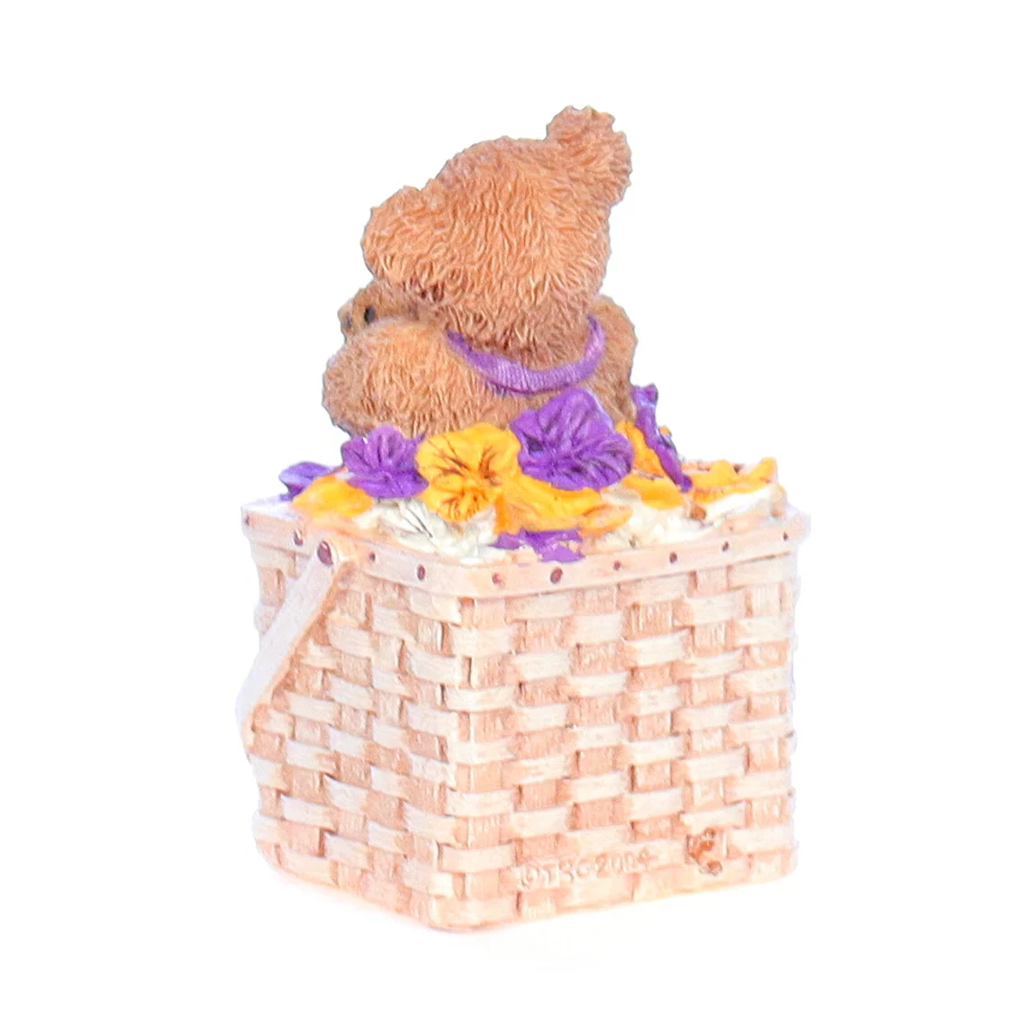 The Bearstone Collection Vintage Resin Spring Figurine 10006 Huggsie 2004 2.5" - Image 4