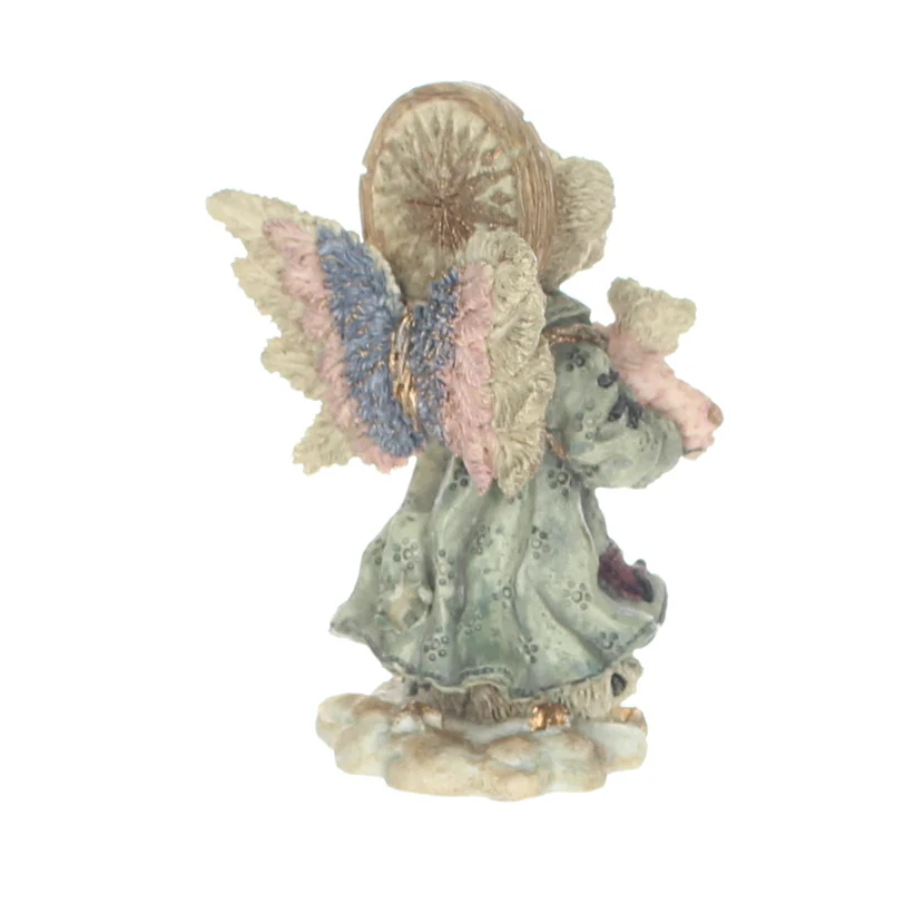 Boyds Bears Resin Figurine in Box Christmas 22286 Zoe ... the Angel of Life 1997 - Image 6