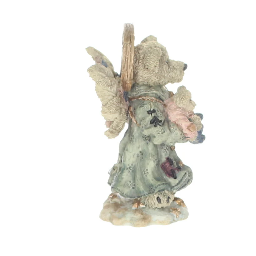 Boyds Bears Resin Figurine in Box Christmas 22286 Zoe ... the Angel of Life 1997 - Image 7