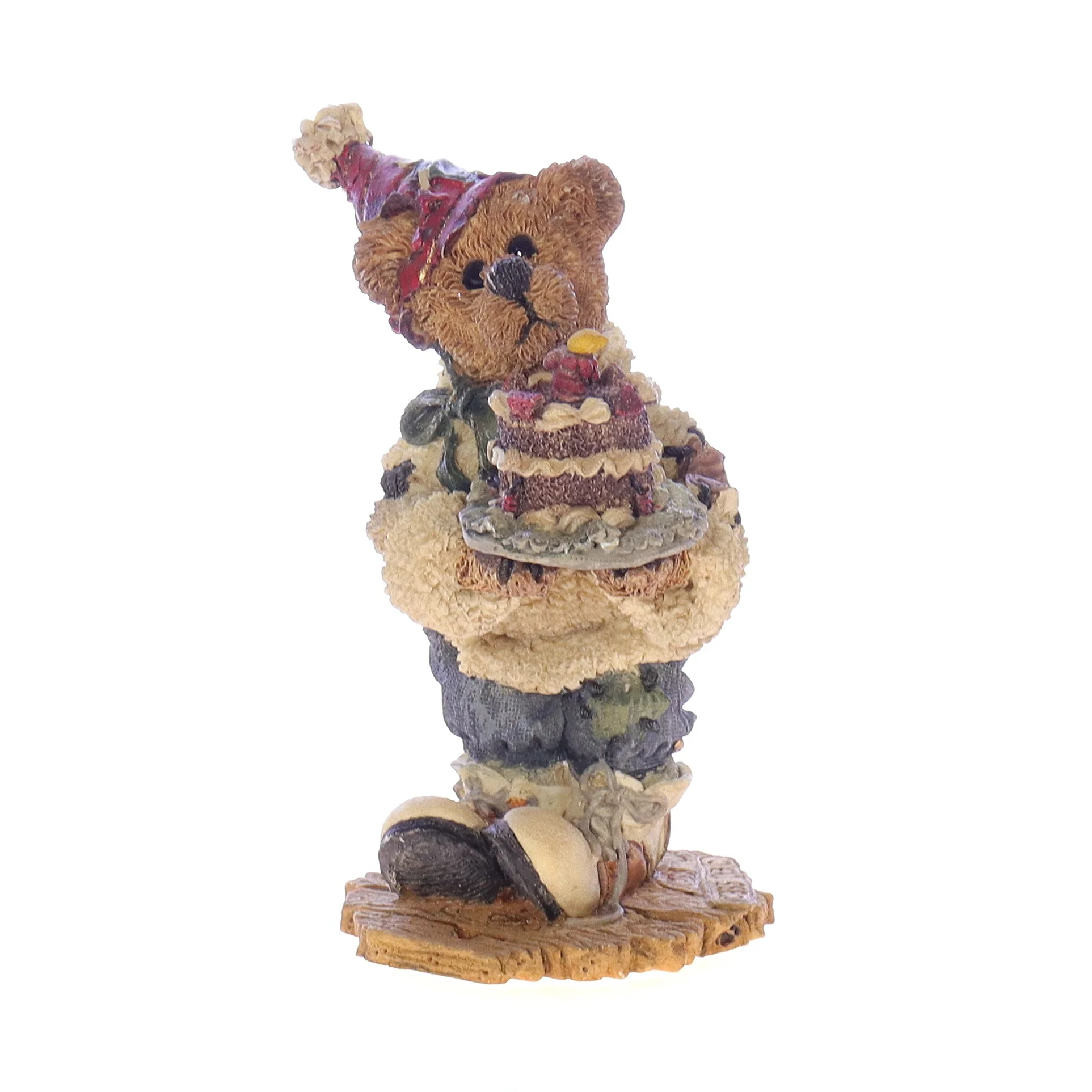 The Bearstone Collection Vintage Resin Birthday Figurine 2275 1995 4.5"
