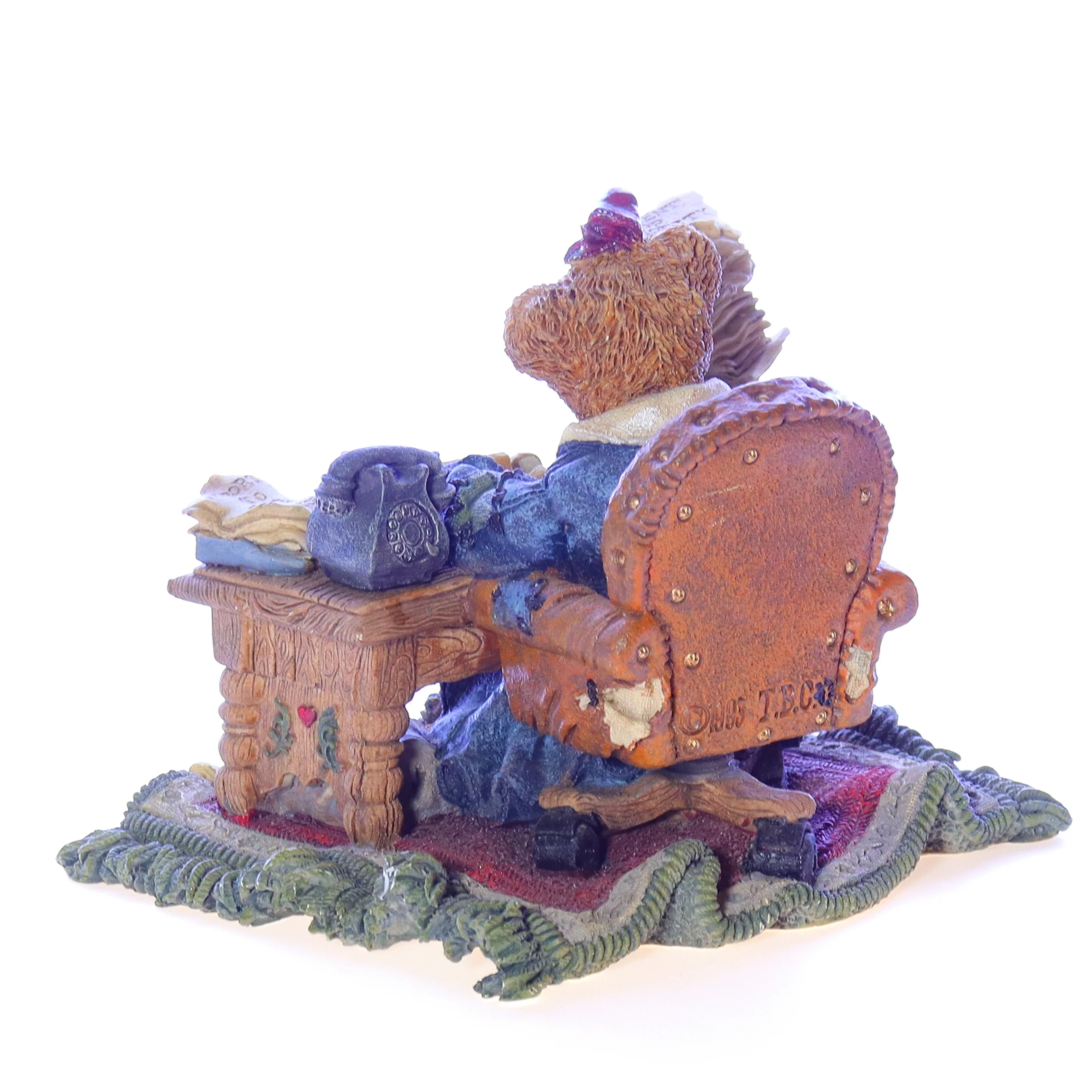 The Bearstone Collection Vintage Resin School Figurine 2276 1995 4.25" - Image 4