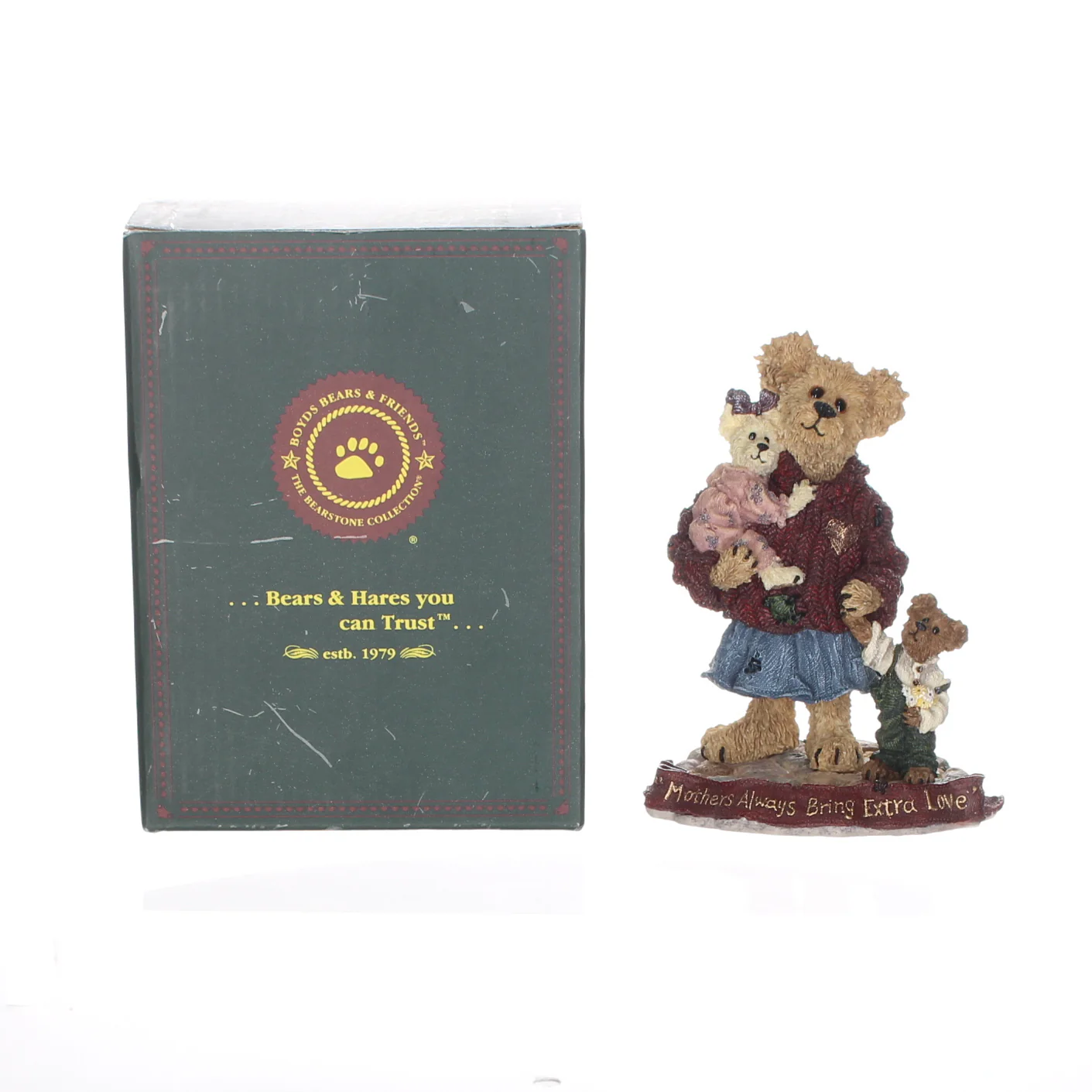 Boyds Bears Resin Figurine in Box Mother's Day 227737 2000 4.5" - Image 9