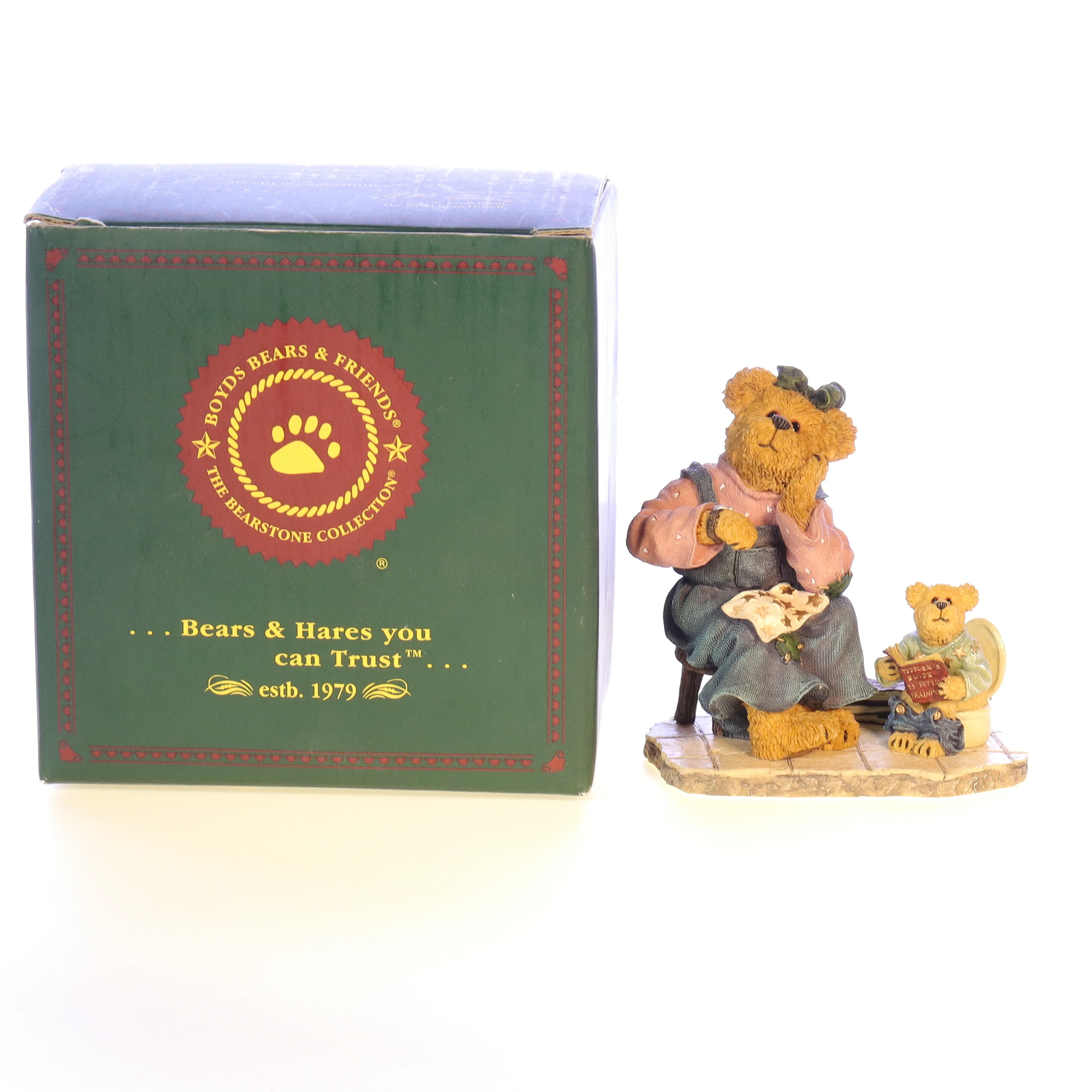 Boyds Bears Resin Figurine in Box 227797 2002 3.25" - Image 9