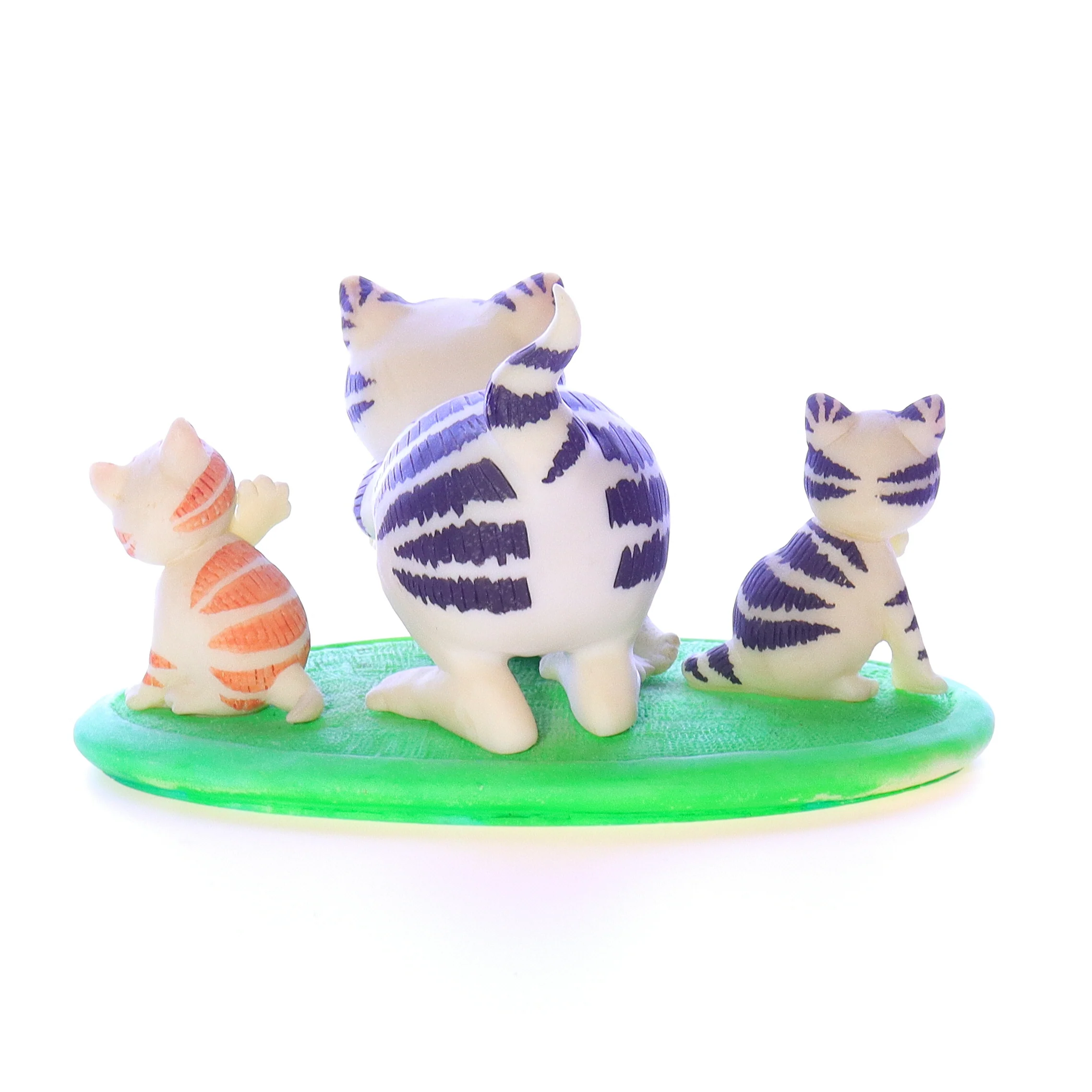 The Danbury Mint Vintage Resin Cat Figurine Bath Time 4.5" - Image 5