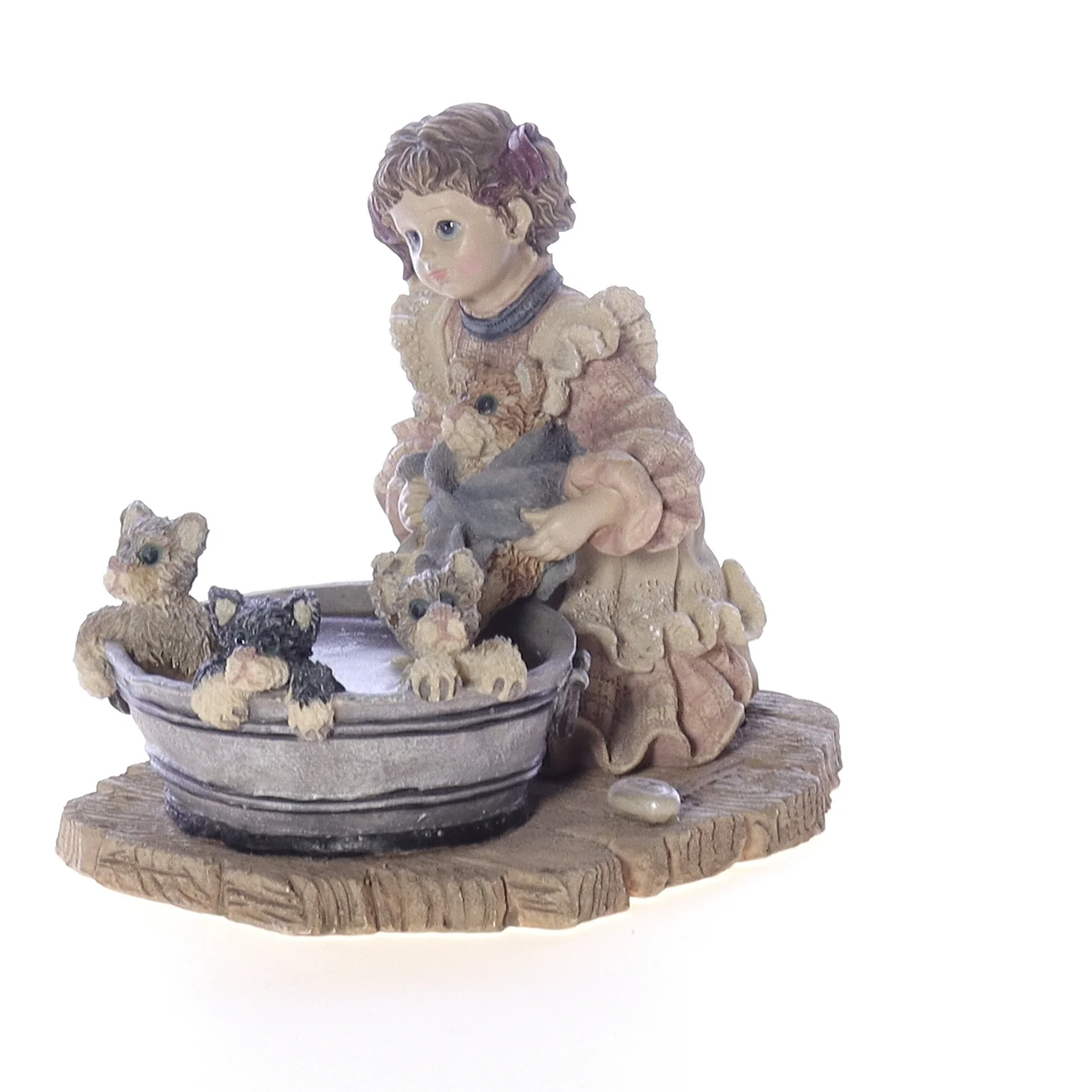 The Dollstone Collection Vintage Resin Cat Figurine 3521 1997 4" - Image 4