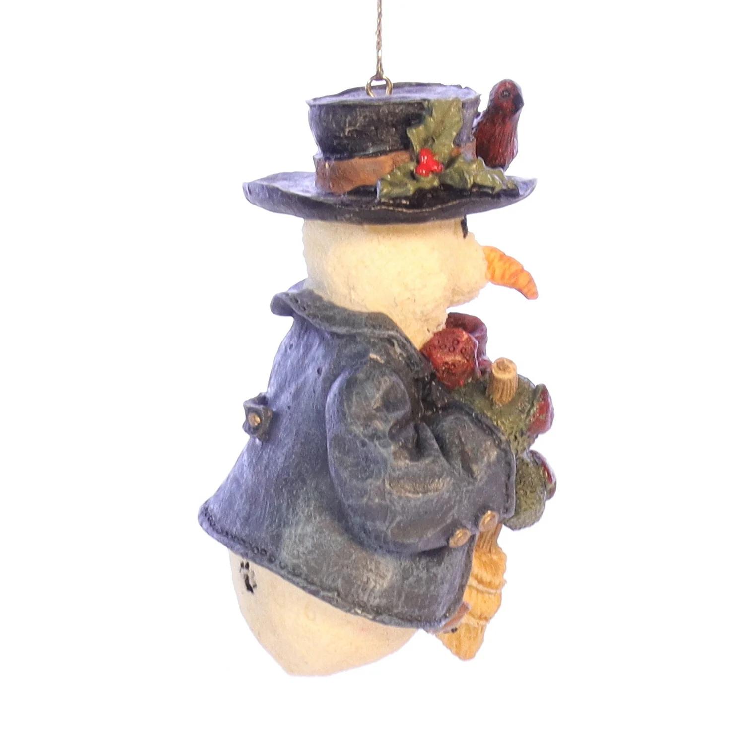 Boyds Bears Resin Ornament in Box Christmas 2565 Willie with Broom 1996 3" - Image 7