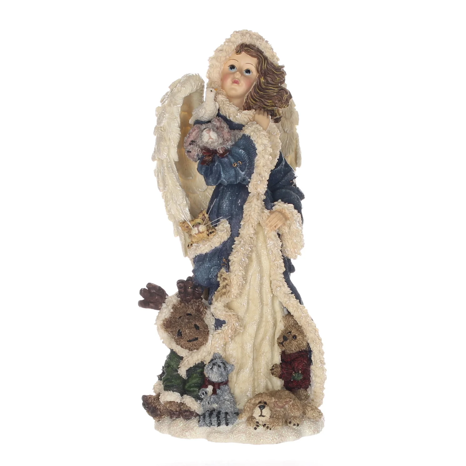 Boyds Bears Resin Figurine in Box Limited Edition Christmas 28214 2000 7.5"