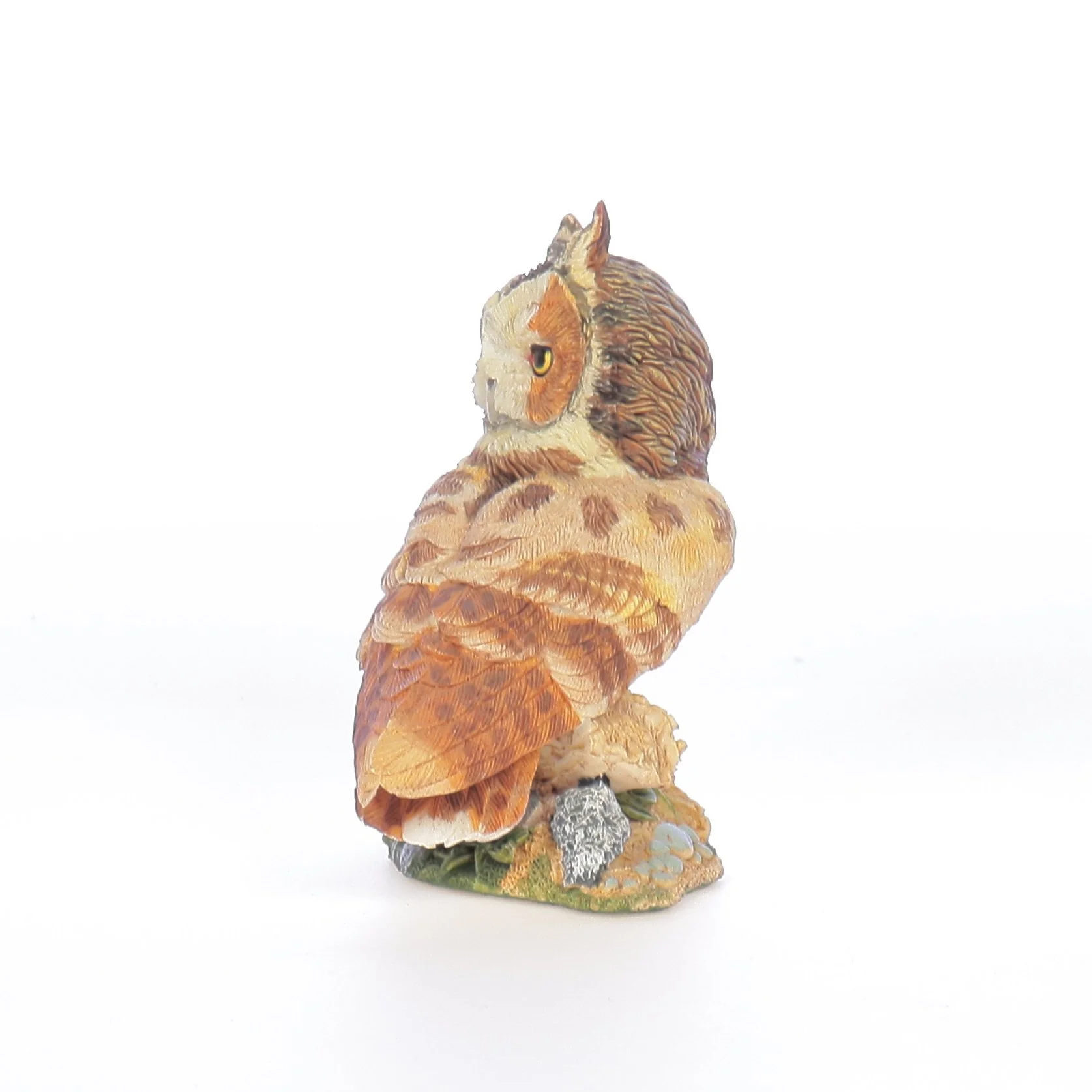The Franklin Mint Vintage  Resin Figurine Long Eared Owl - Image 3