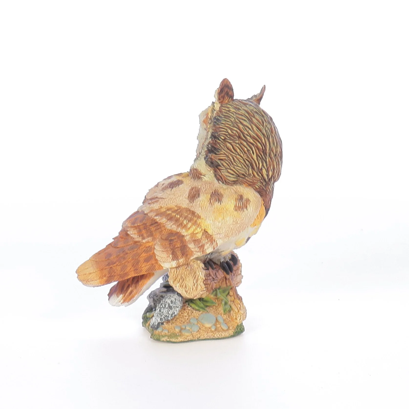 The Franklin Mint Vintage  Resin Figurine Long Eared Owl - Image 4
