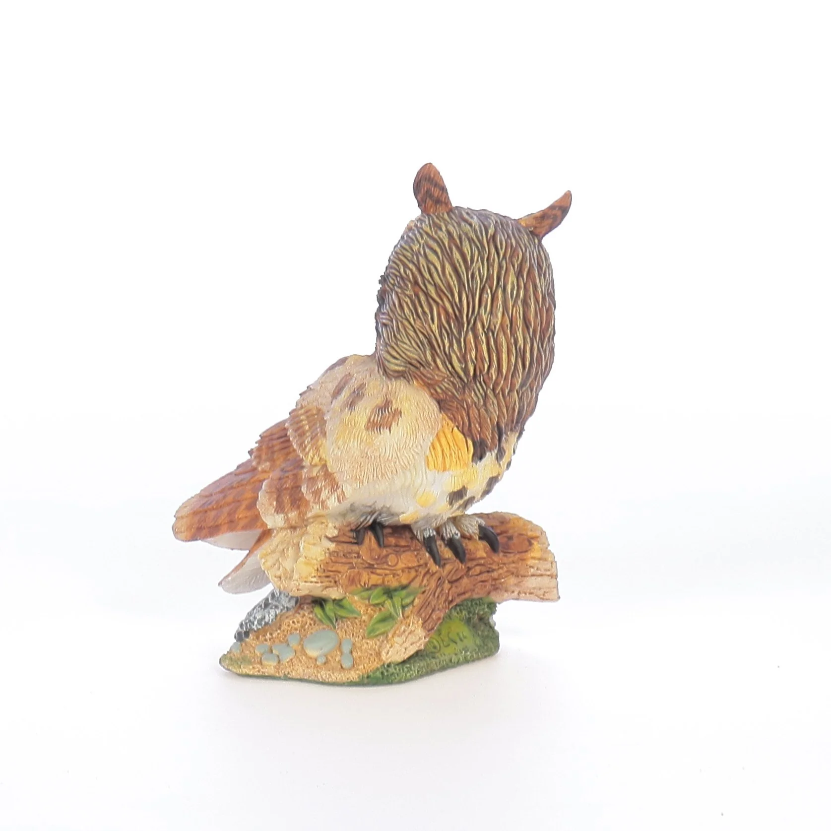 The Franklin Mint Vintage  Resin Figurine Long Eared Owl - Image 5
