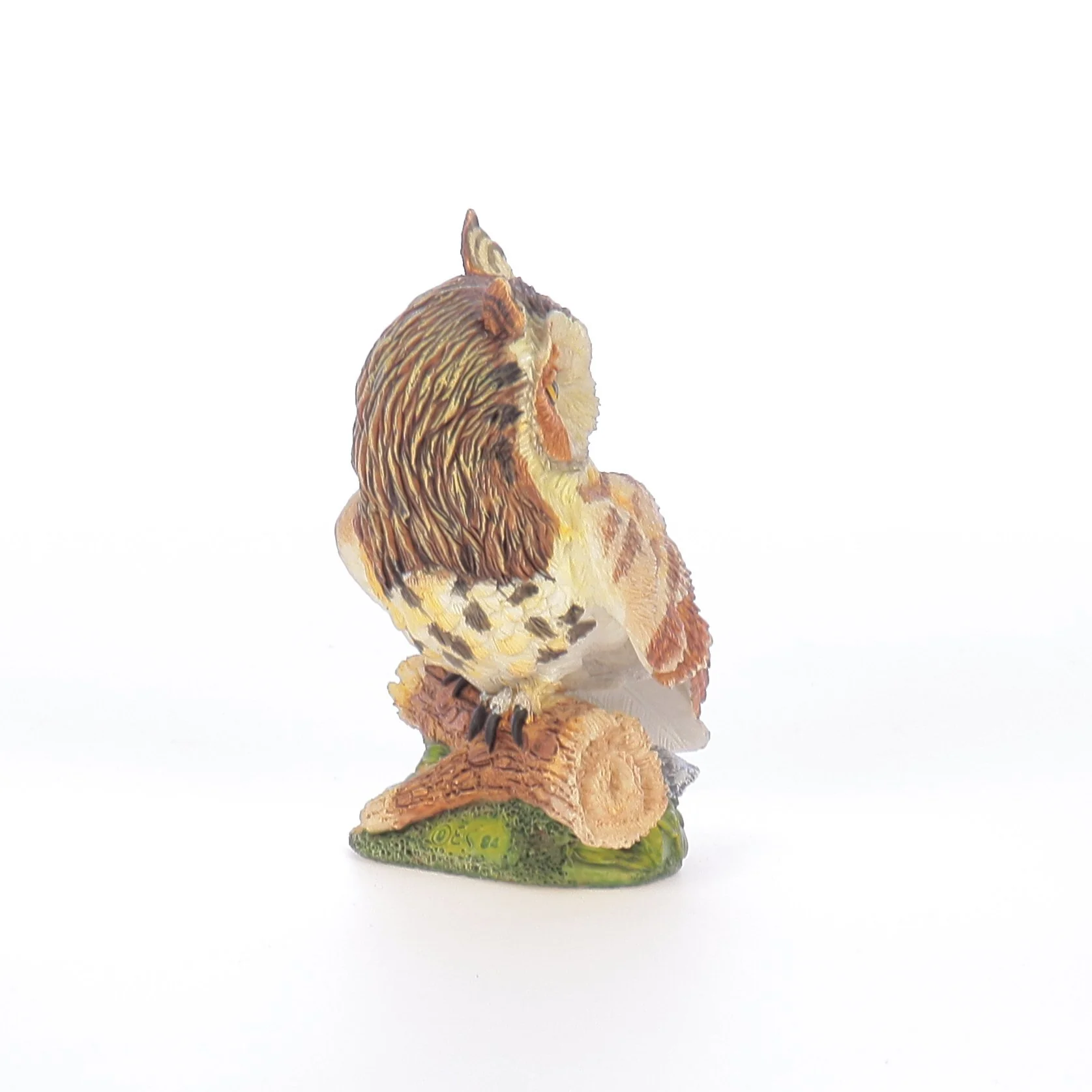 The Franklin Mint Vintage  Resin Figurine Long Eared Owl - Image 7