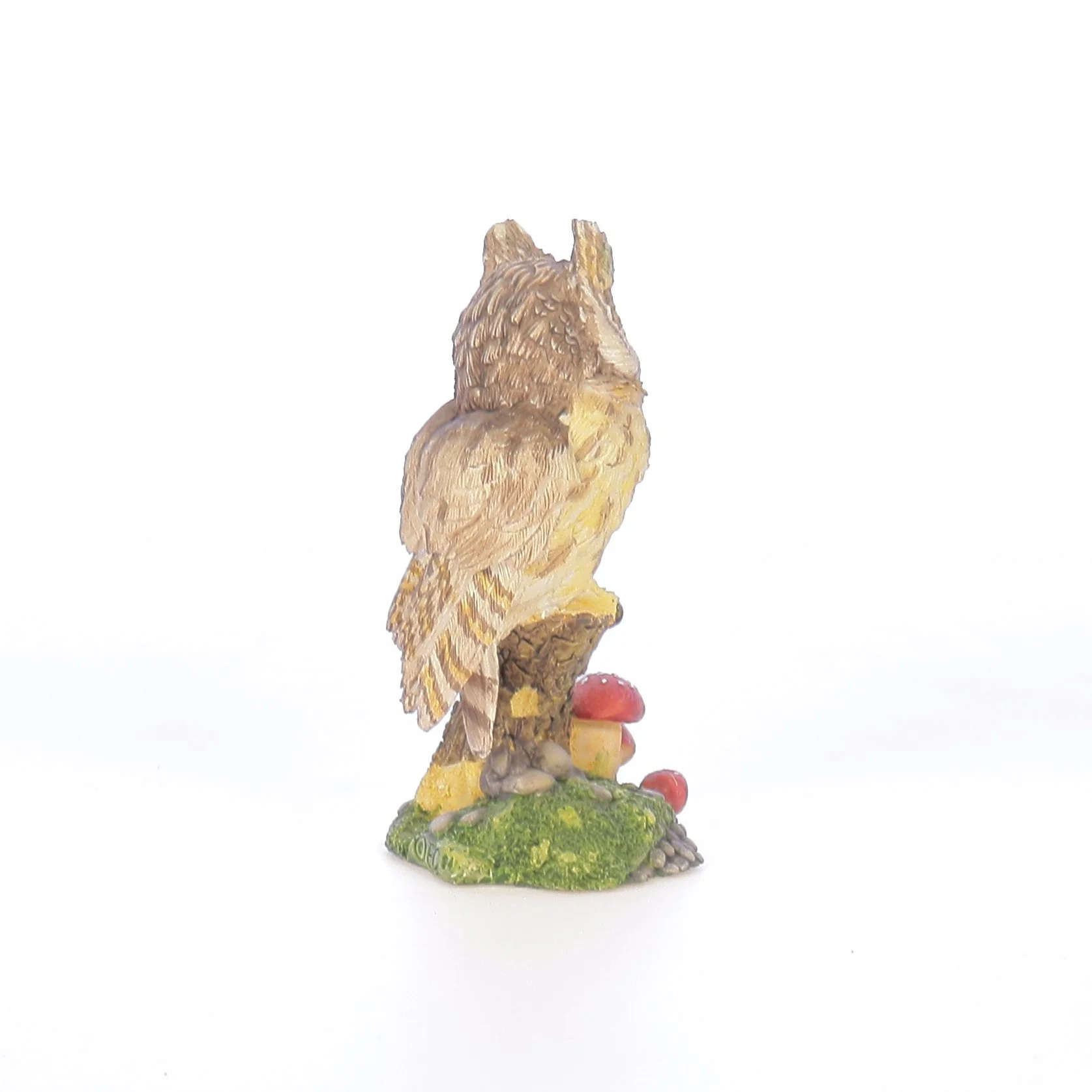 The Franklin Mint Vintage  Resin Figurine Oriental Scops Owl - Image 6