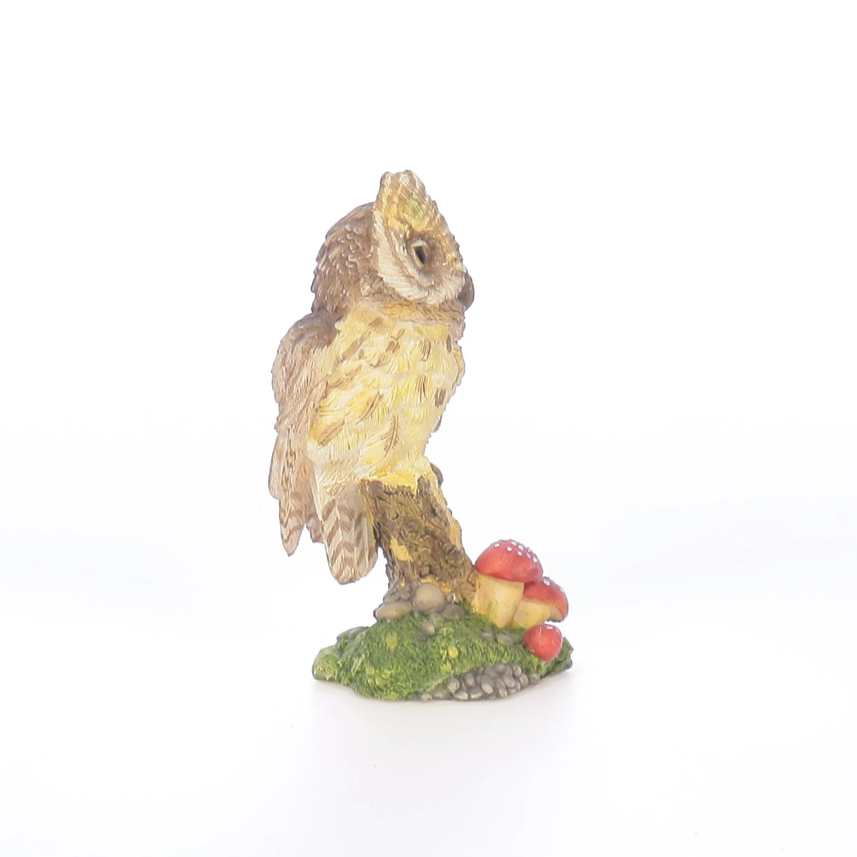 The Franklin Mint Vintage  Resin Figurine Oriental Scops Owl - Image 7