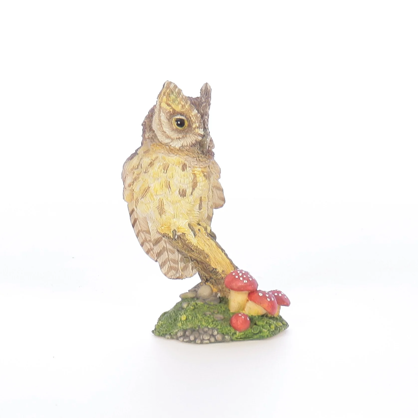 The Franklin Mint Vintage  Resin Figurine Oriental Scops Owl - Image 8