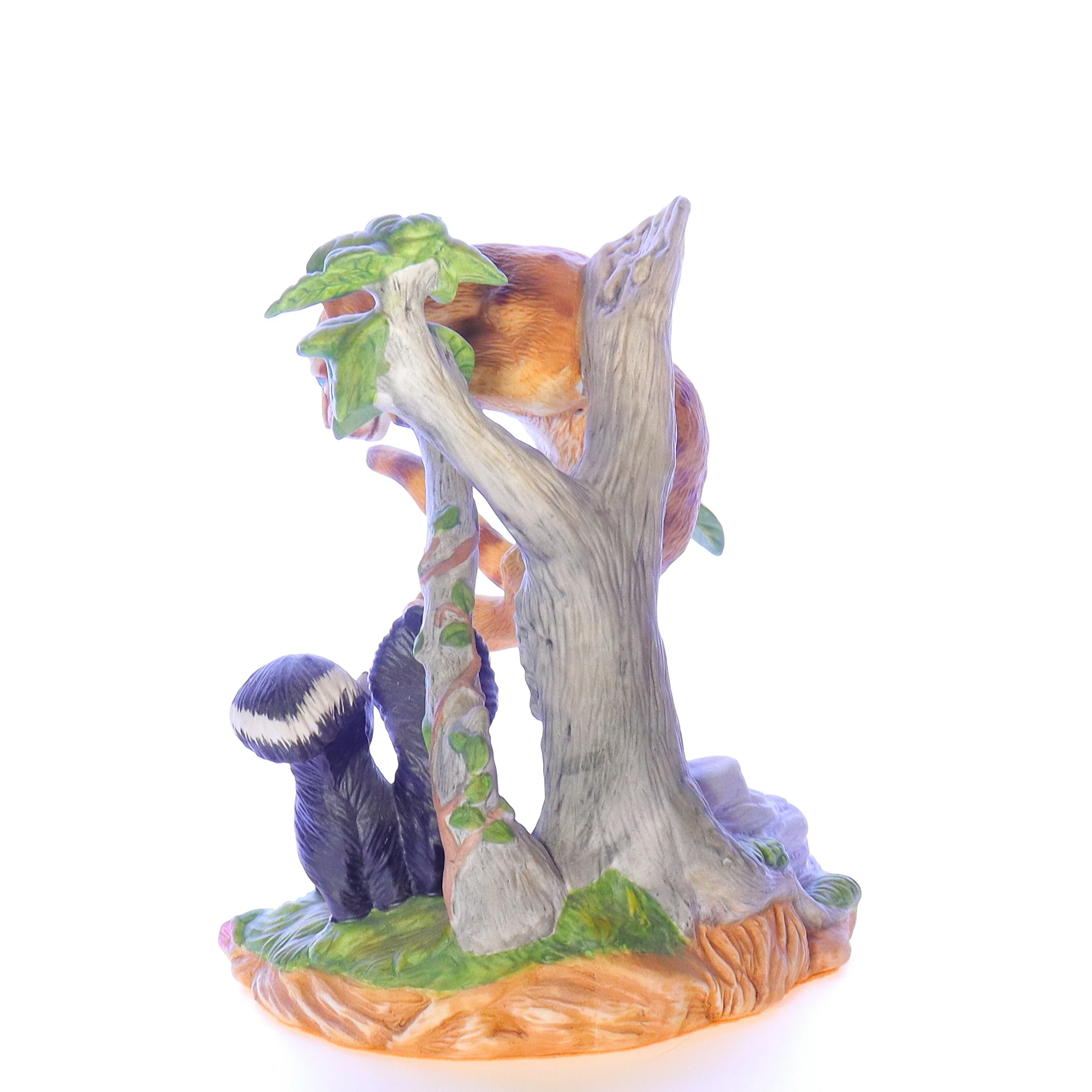 The Franklin Mint Vintage Resin Leapord Figurine Out on a Limb 1990 7" - Image 4