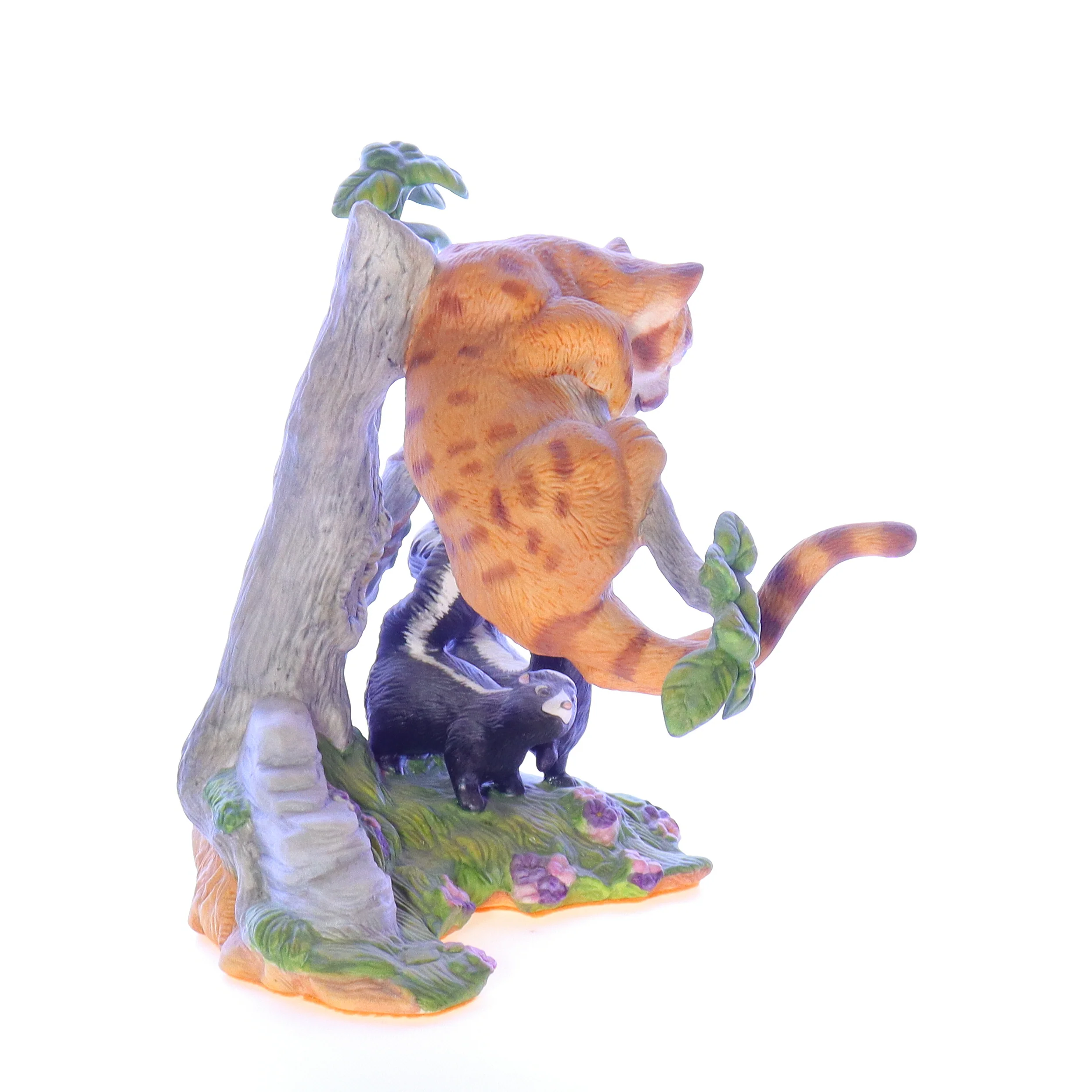 The Franklin Mint Vintage Resin Leapord Figurine Out on a Limb 1990 7" - Image 7