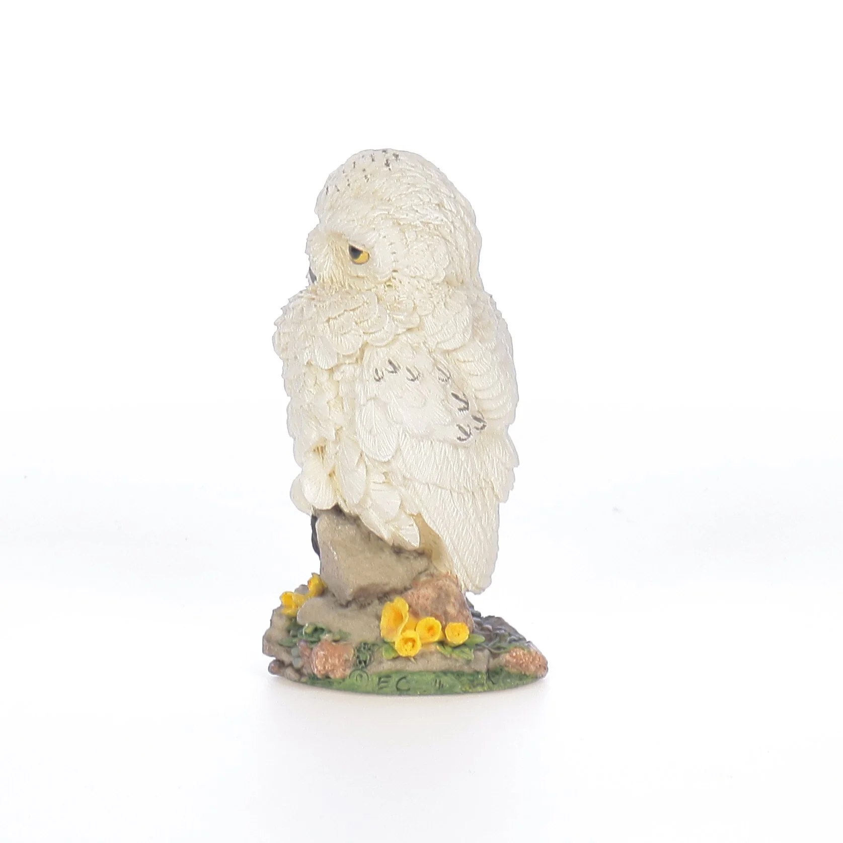 The Franklin Mint Vintage  Resin Figurine Snowy Owl - Image 3
