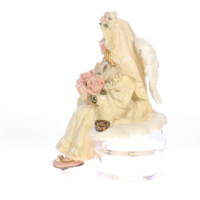 The Wee Folkstone Collection Vintage Resin Wedding Figurine 36103 1988 4" - Image 3