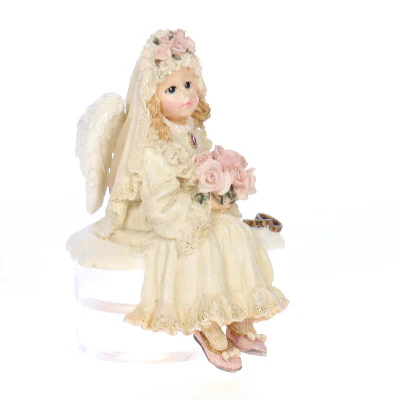 The Wee Folkstone Collection Vintage Resin Wedding Figurine 36103 1988 4" - Image 8