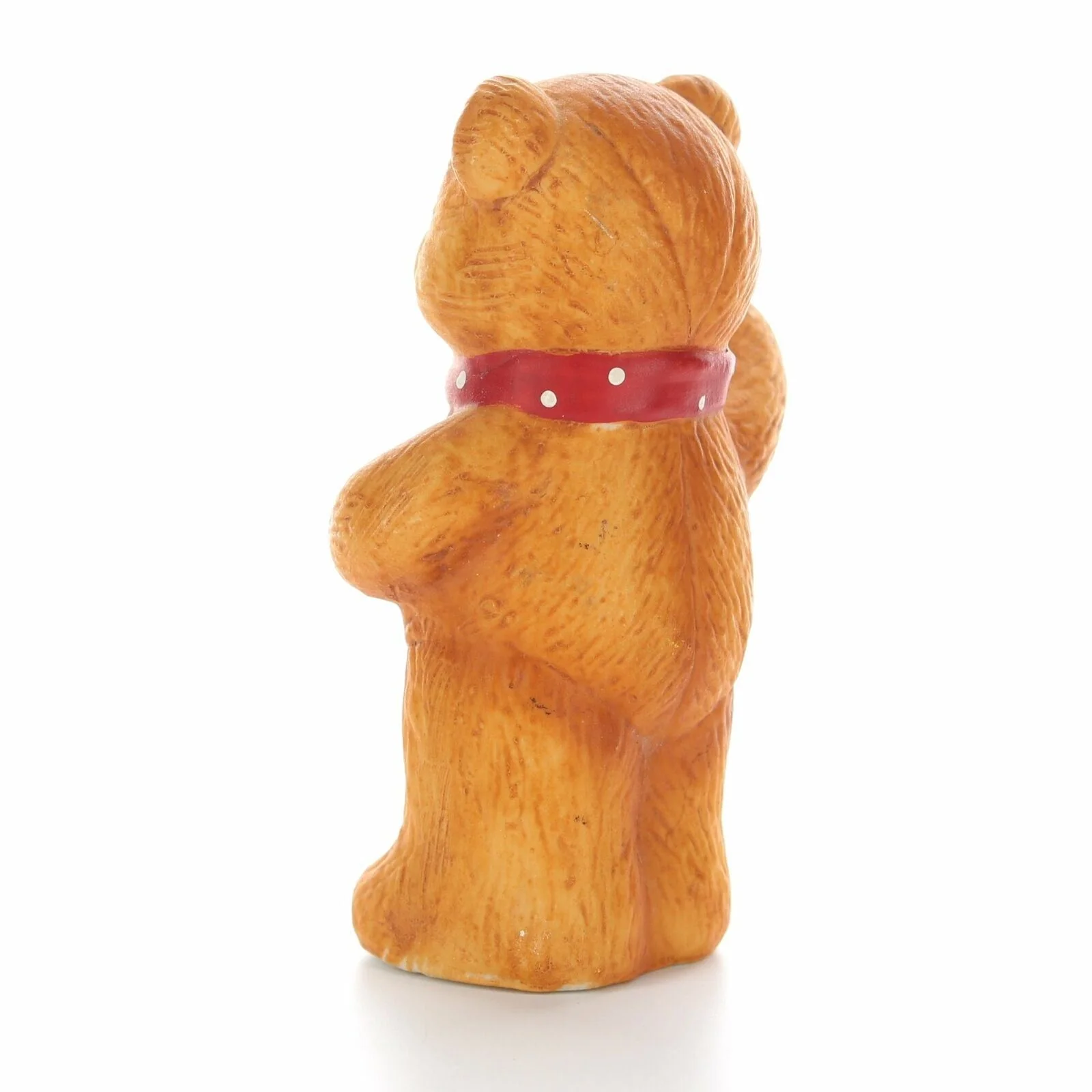 Vintage Lucy & Me Porcelain Bear Figurine Enesco 1979 Bear w/ Bowtie Waving - Image 4
