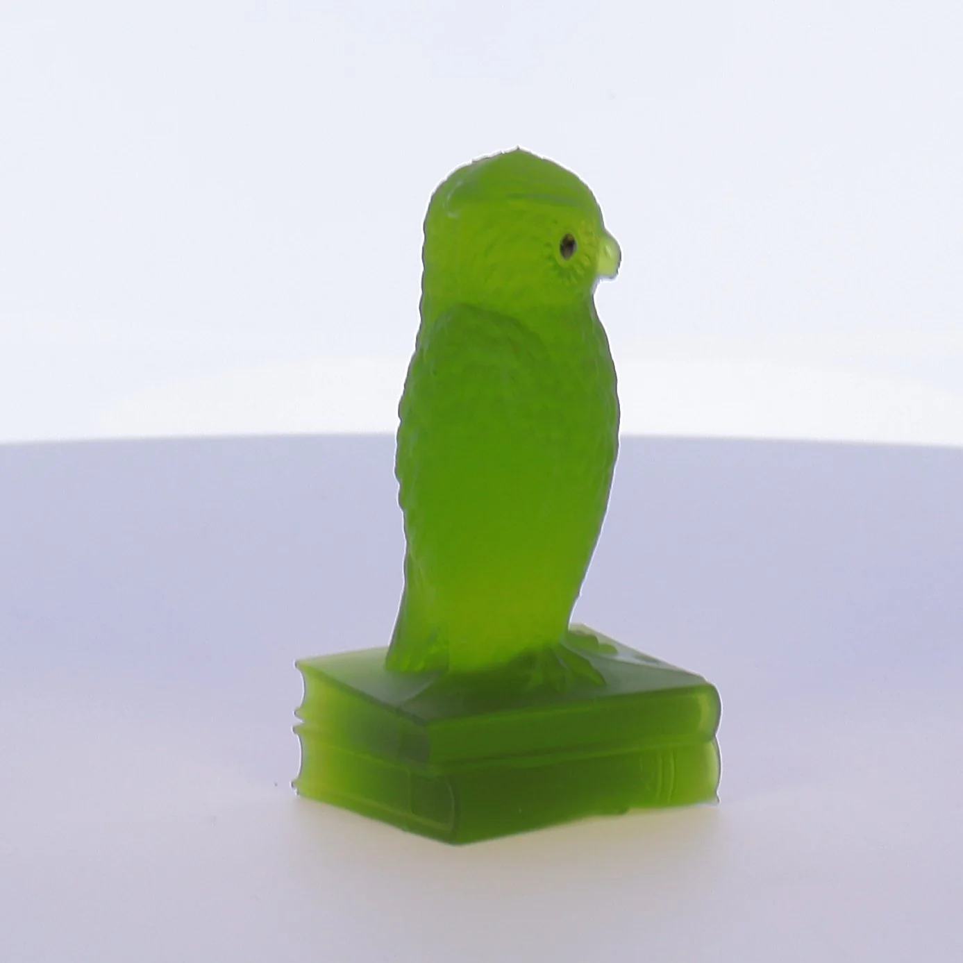Westmoreland Glass Vintage Glass Figurine Satin Pistachio - Image 7
