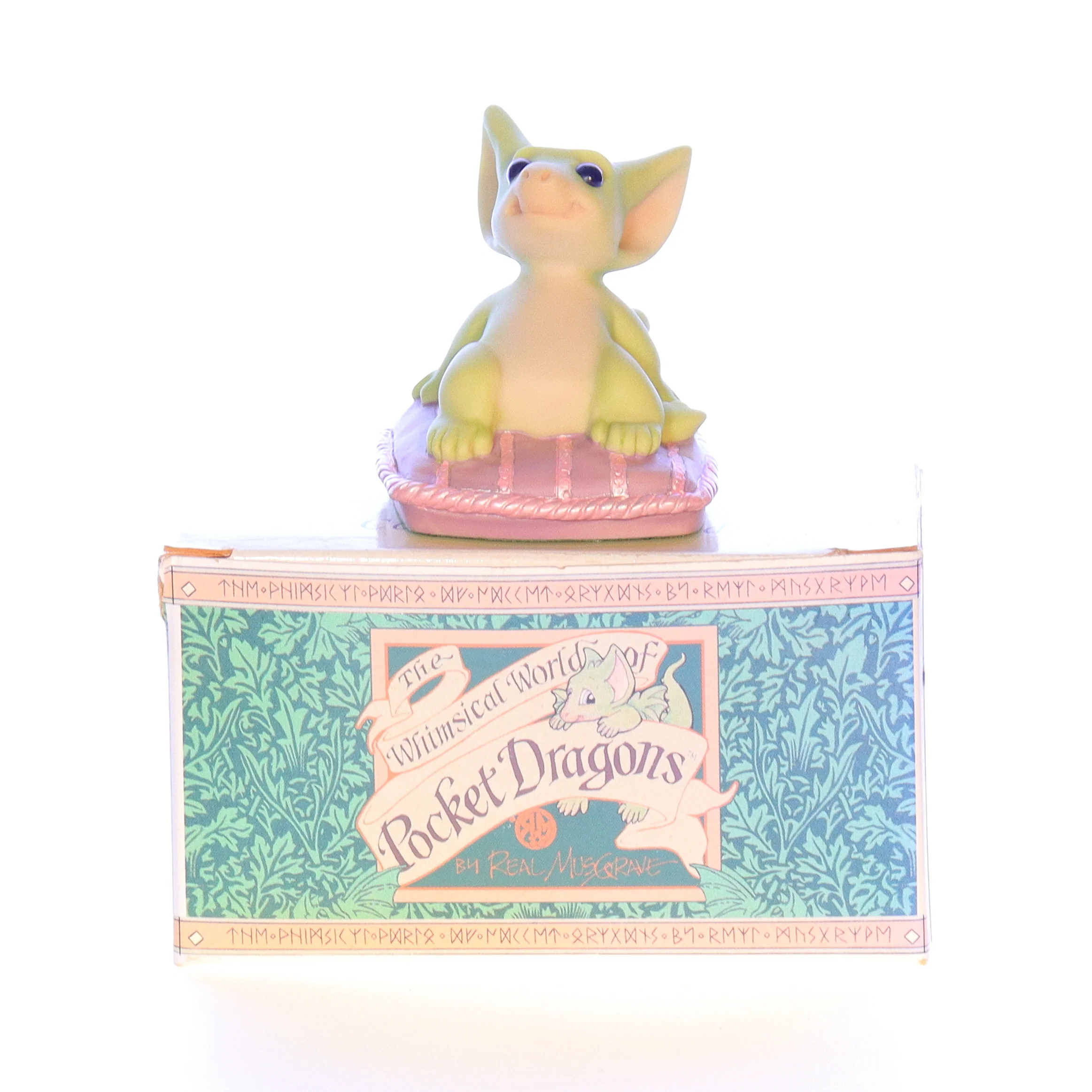 Whimsical World of Pocket Dragons Vintage Resin Fantasy Figurine 013822 Cushy