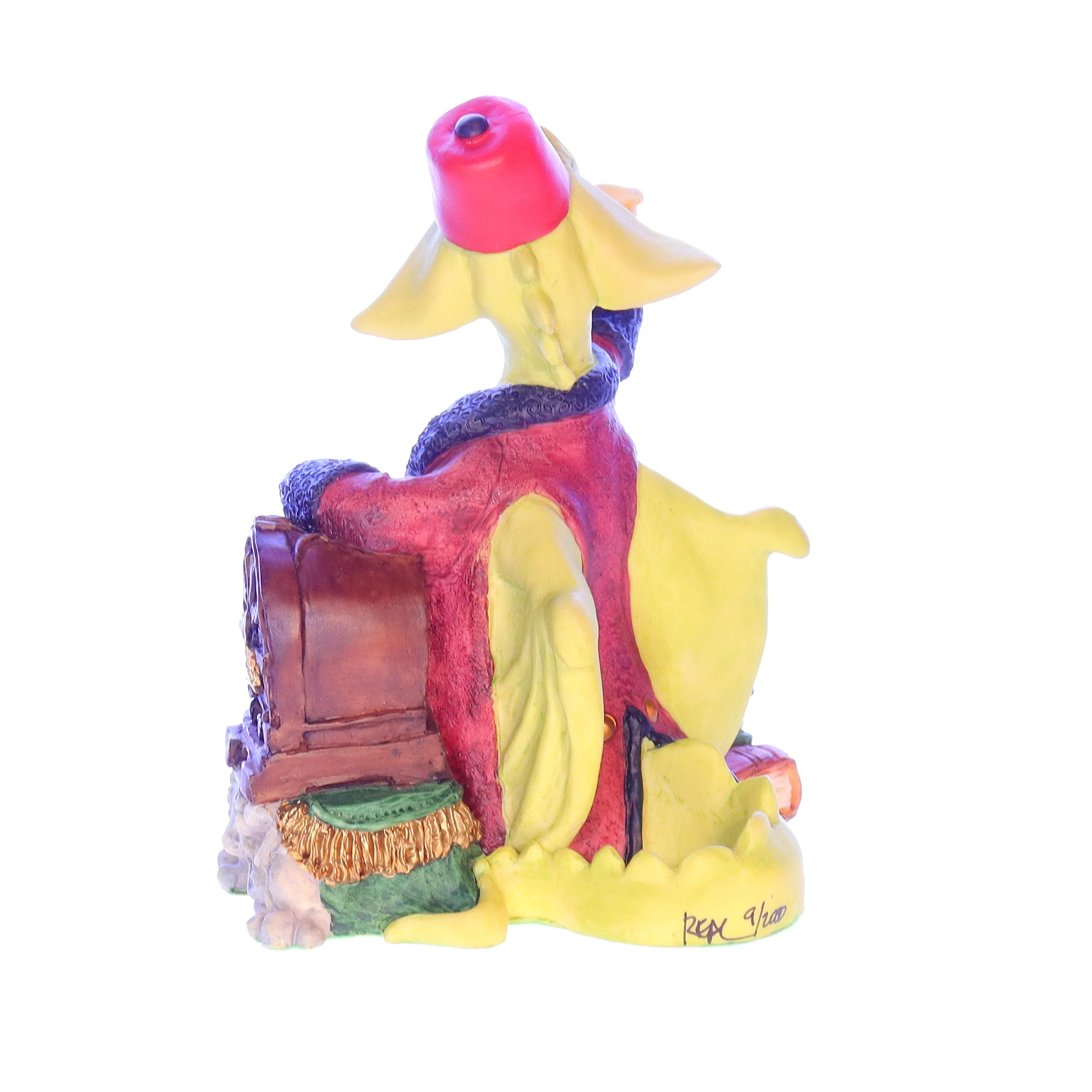 Whimsical World of Pocket Dragons Vintage Resin Fantasy Signed Figurine 1995 5" - Image 4