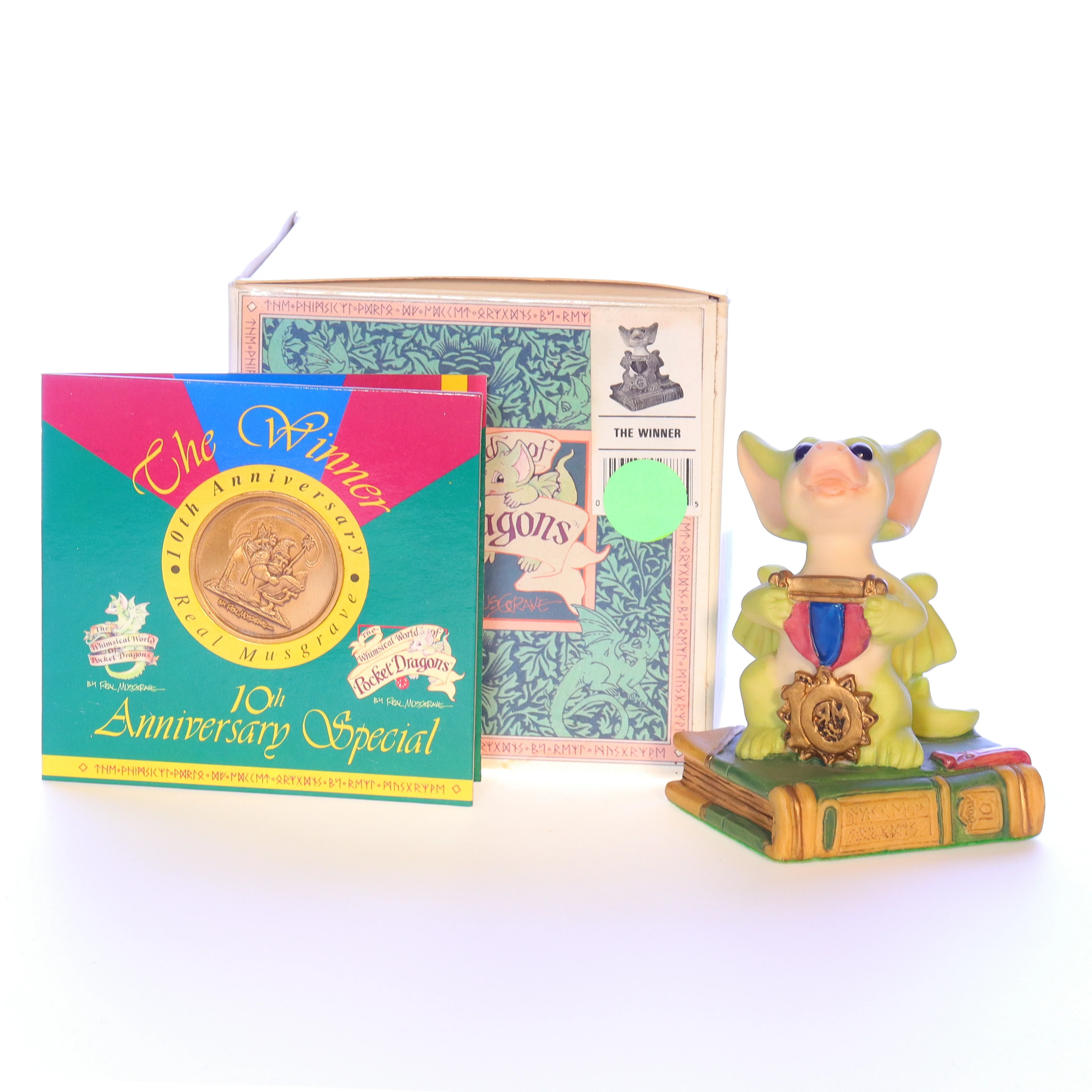 Whimsical World of Pocket Dragons Vintage Resin Fantasy Signed Limited Edition